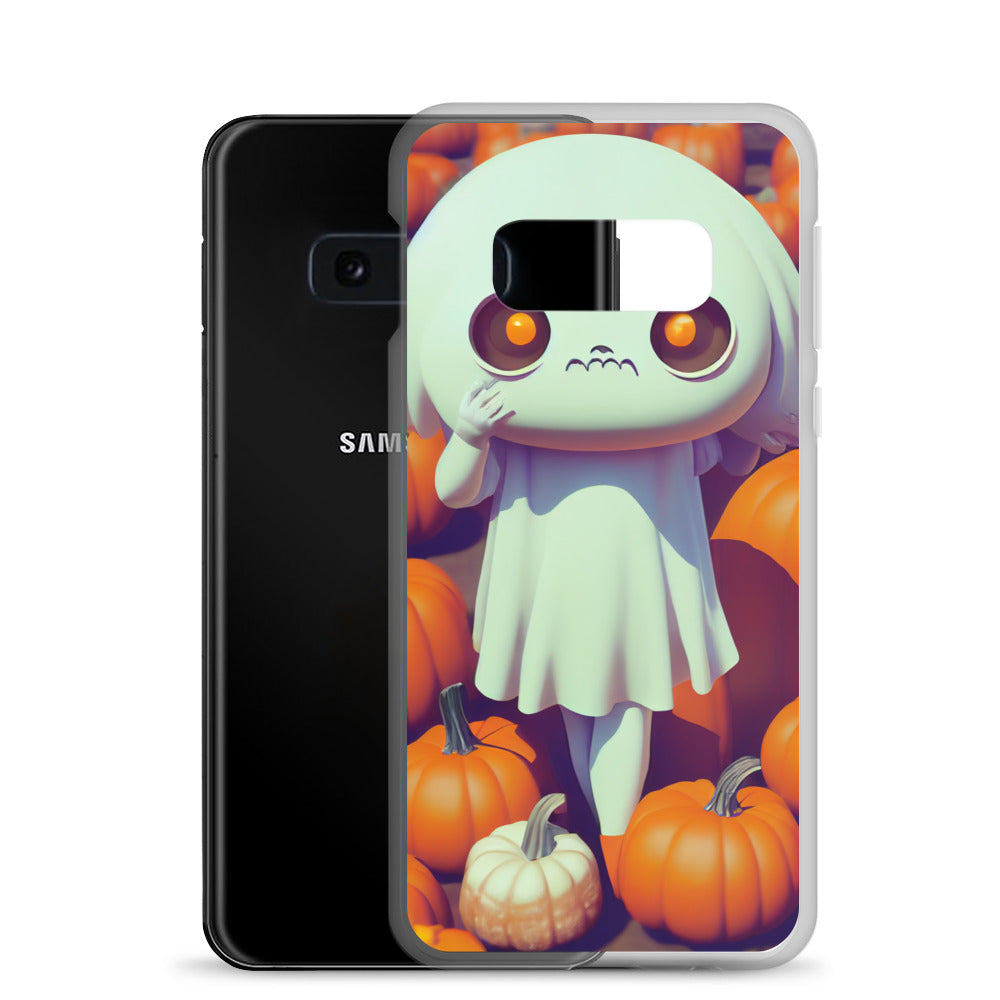 Samsung Case - Halloween Ghost Girl in Pumpkin Patch