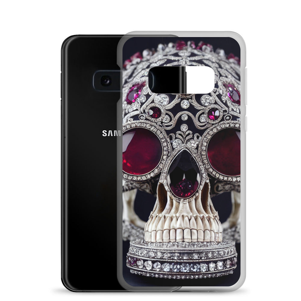 Samsung Case - Diamond and Ruby Skull