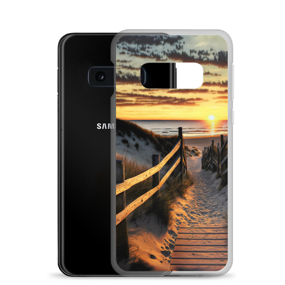 Samsung Case - Beach Life - Sunset Boardwalk