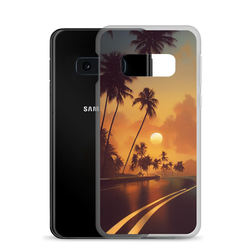 Samsung Case - Beach Life - Palm Sunset