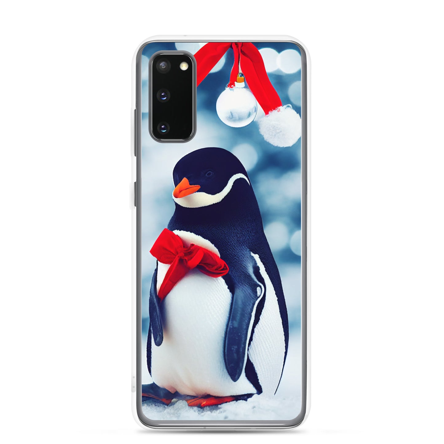 Samsung Case - Christmas Bow Penguin