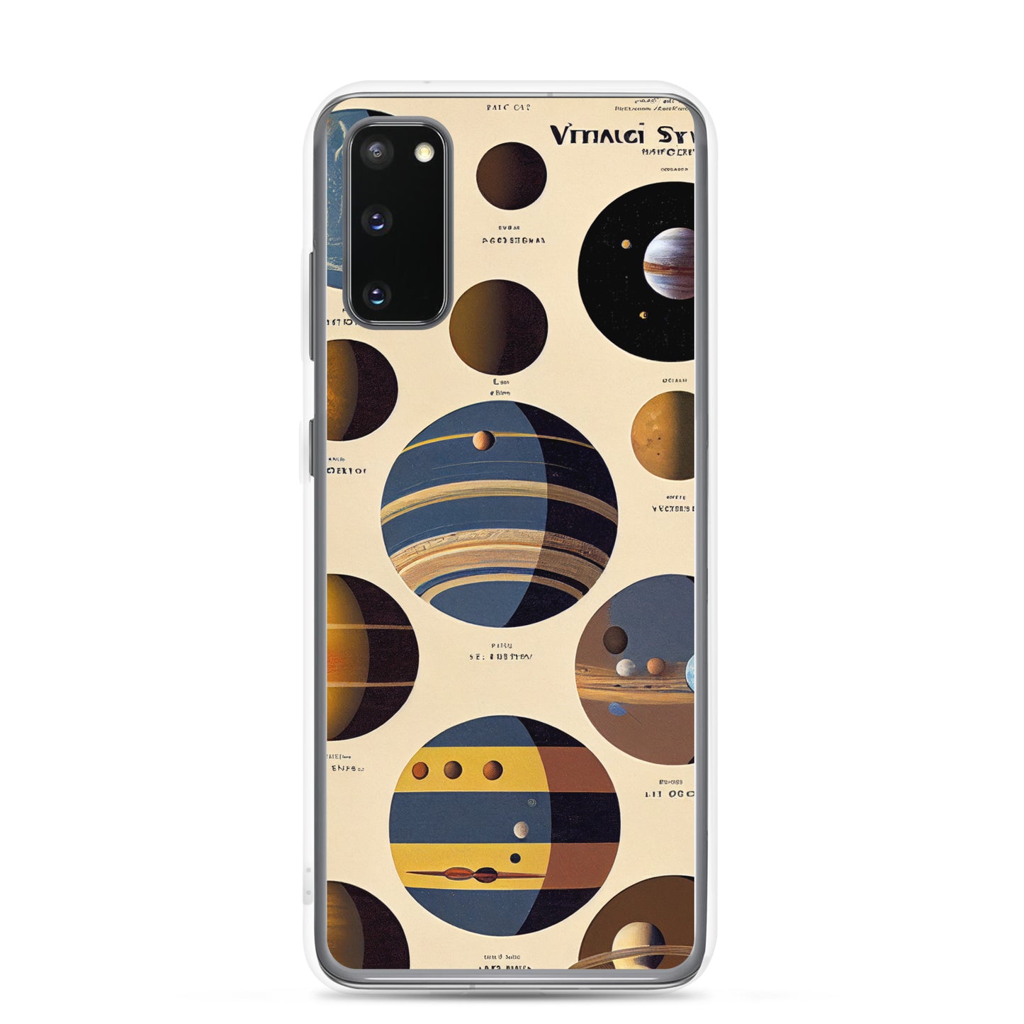 Samsung Case - Map of the Planets