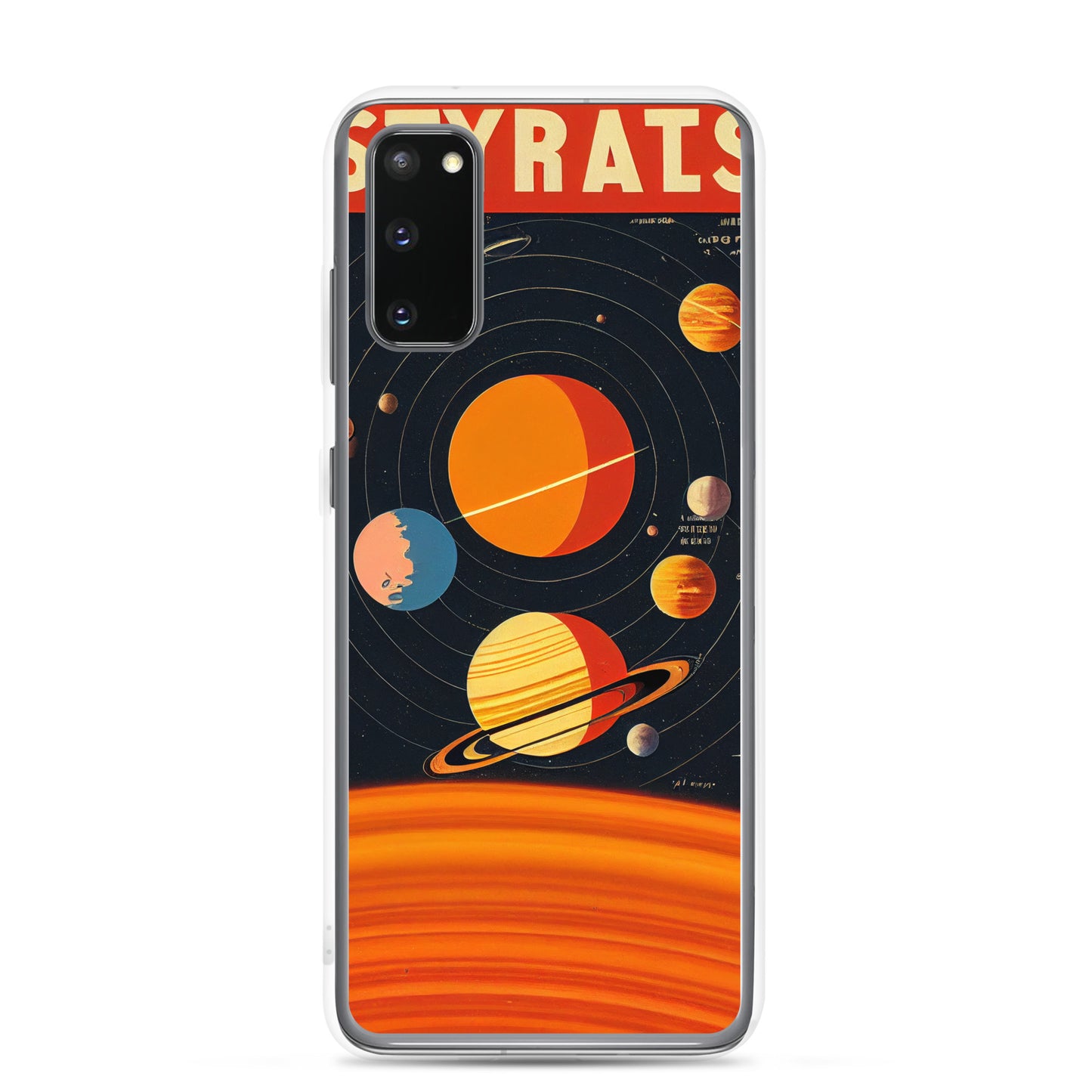 Samsung Case - Map of the Planets