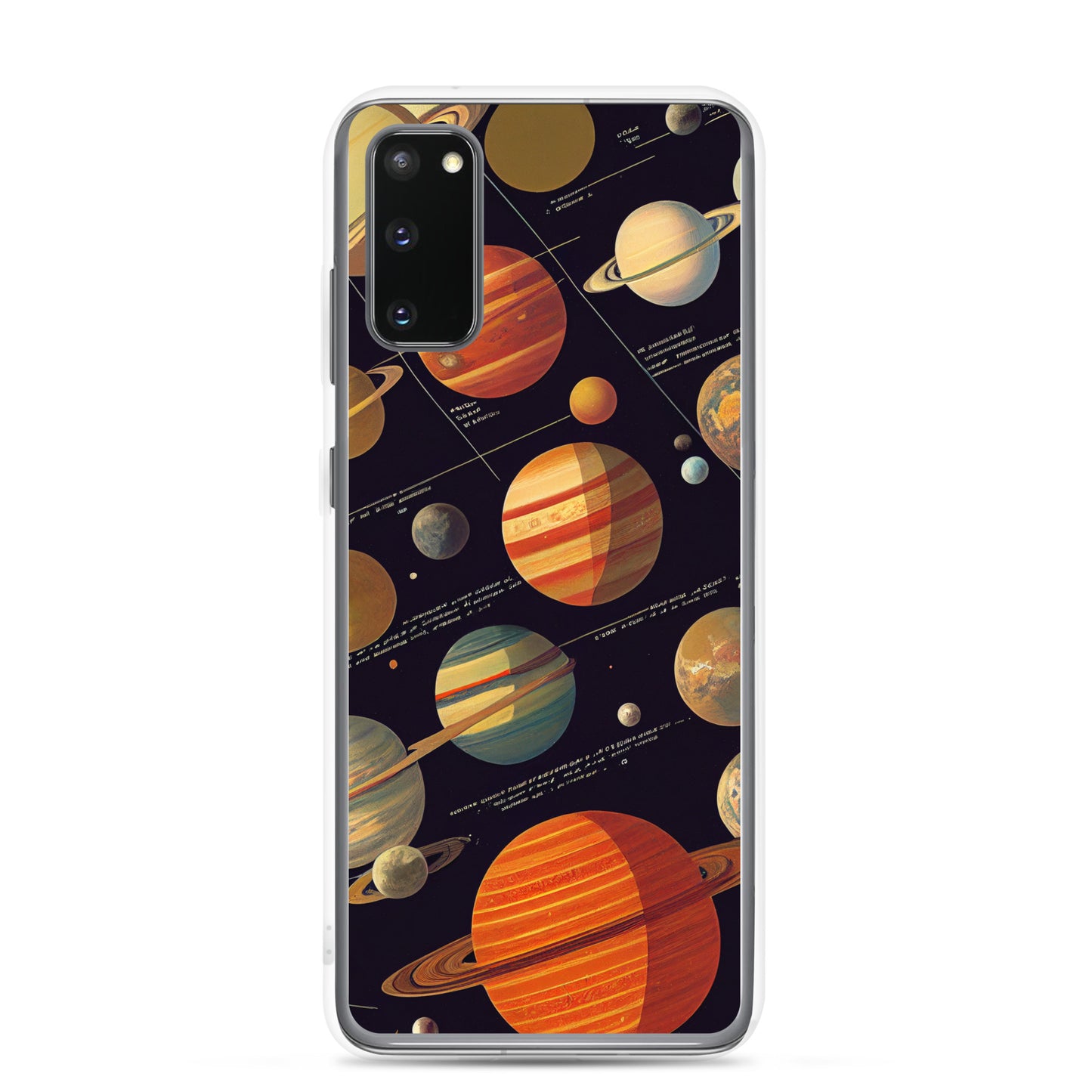 Samsung Case - Map of the Planets