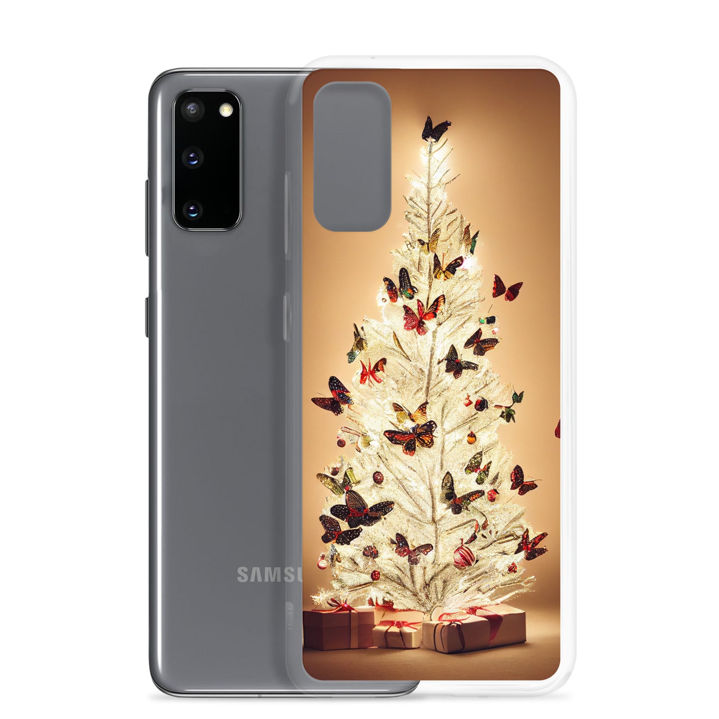 Samsung Case - Butterfly Christmas Tree