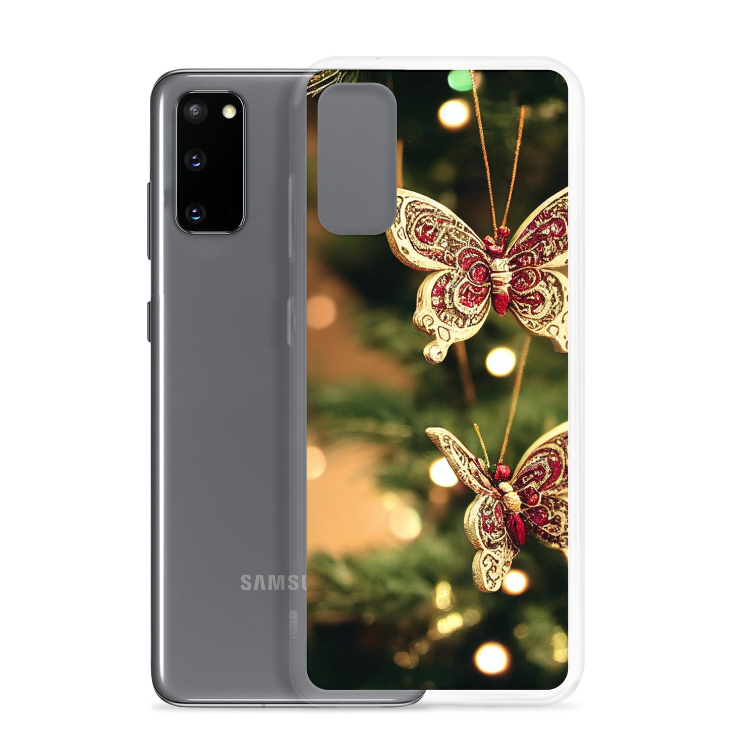 Samsung Case - Christmas Butterfly Ornaments