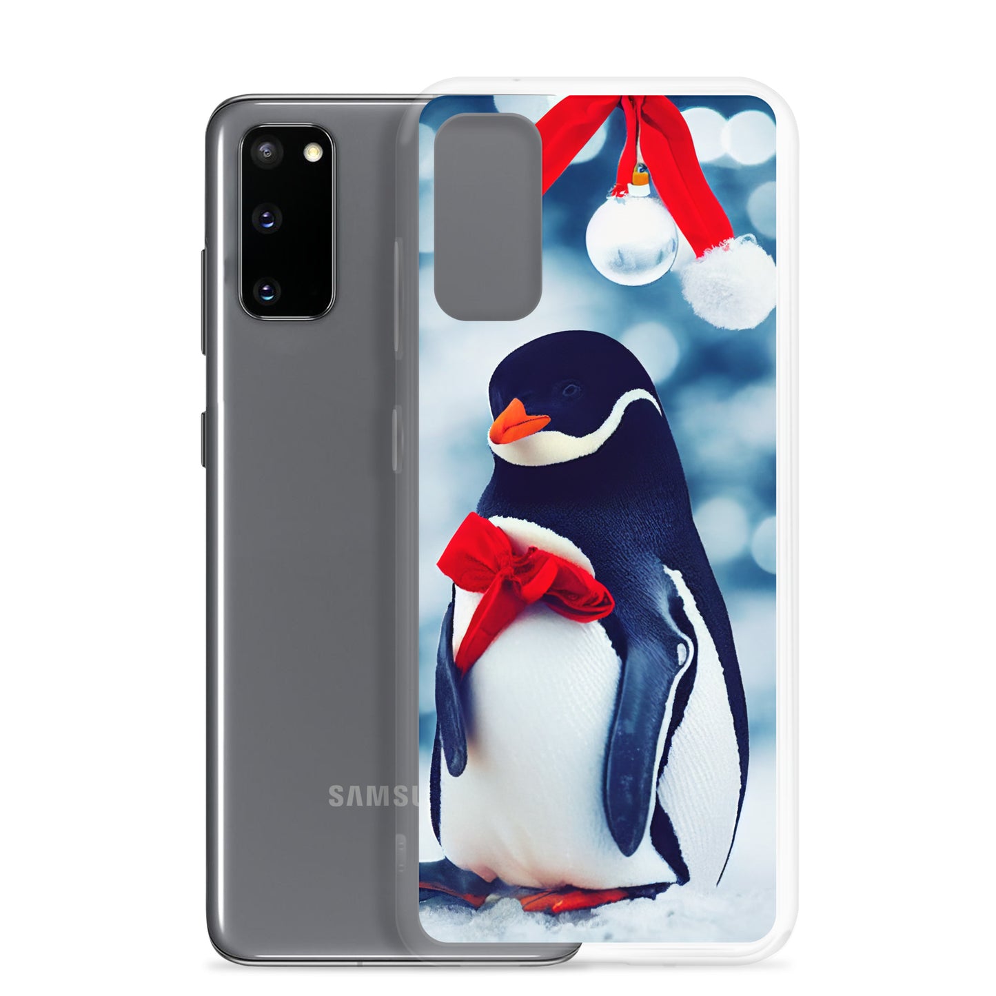 Samsung Case - Christmas Bow Penguin