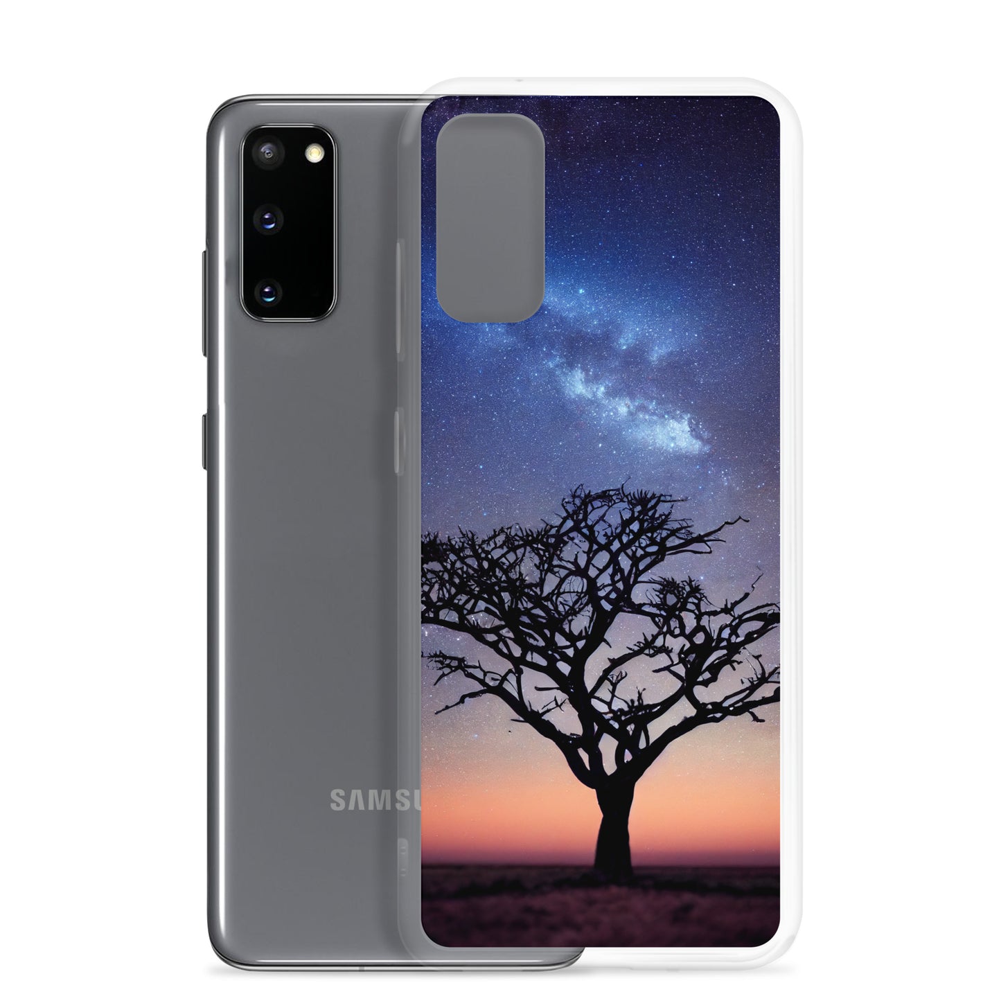 Samsung Case - African Vista - Acacia Tree Under the Milky Way