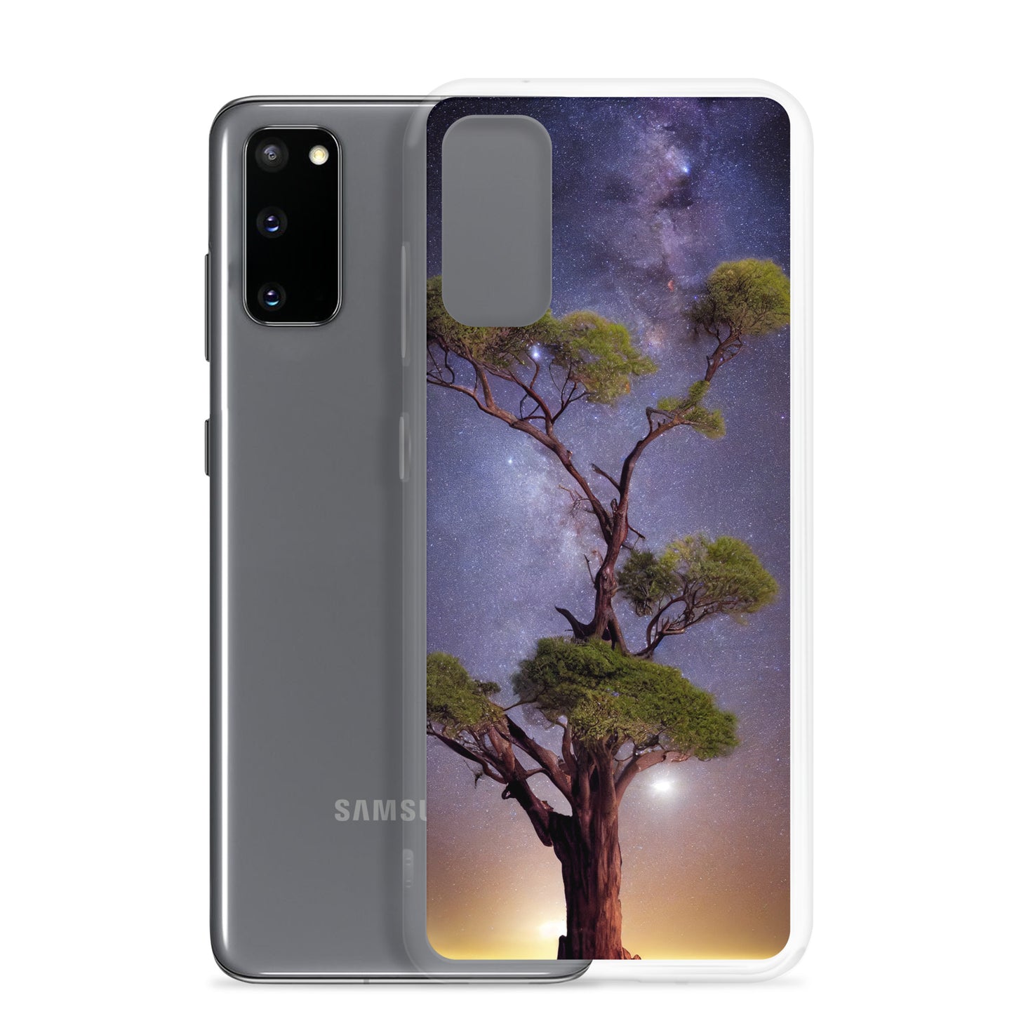 Samsung Case - African Vista - Acacia Tree Under the Milky Way