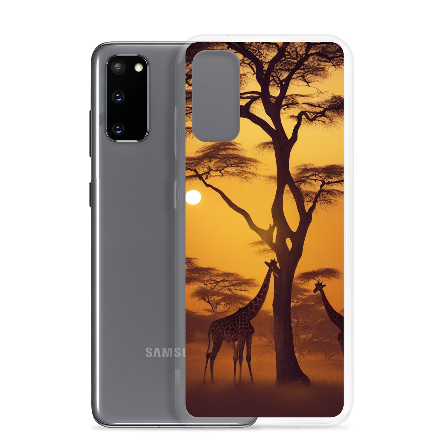 Samsung Case - African Vista - Giraffes Under the Acacia Tree