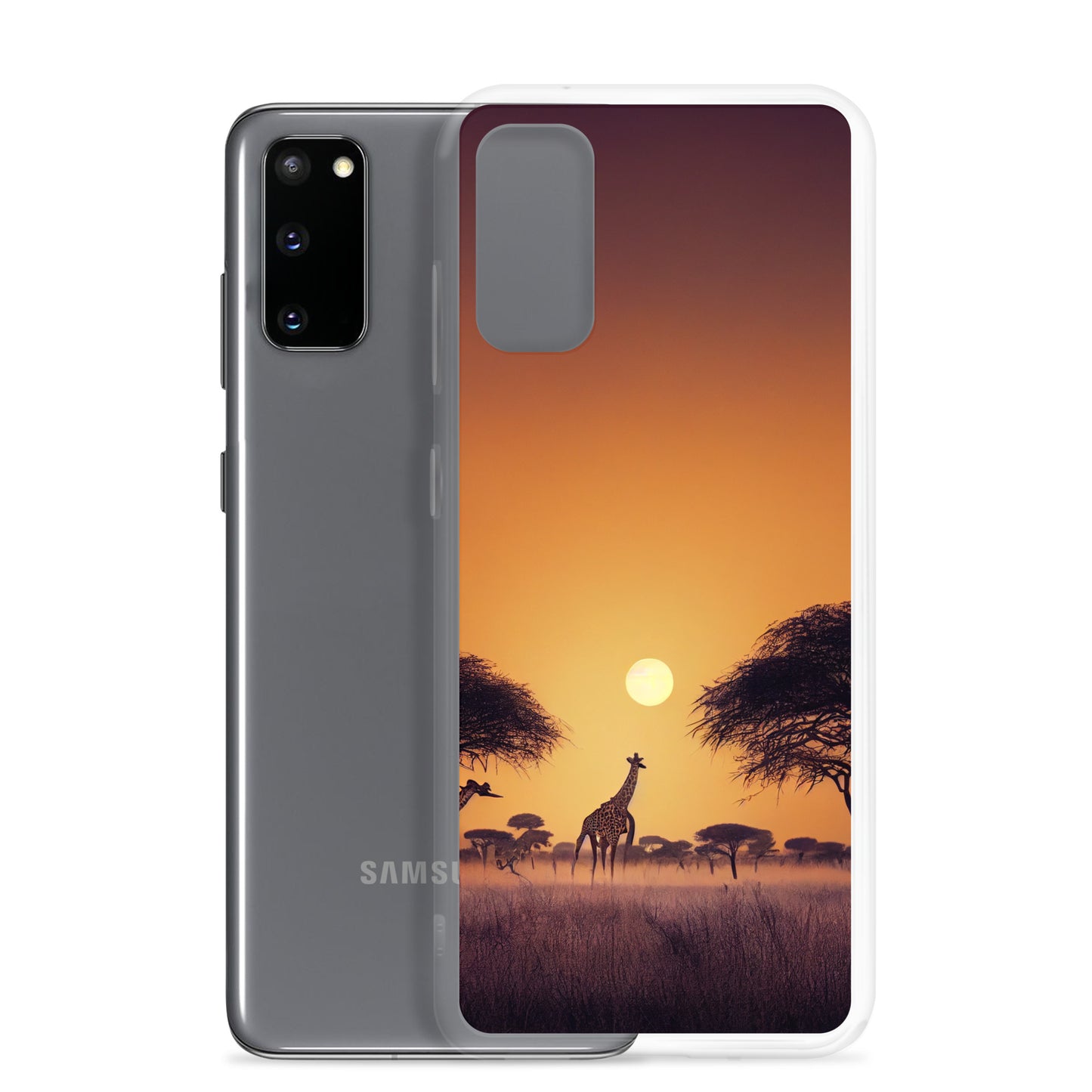 Samsung Case - African Vista - Giraffes Under Acacia Tree