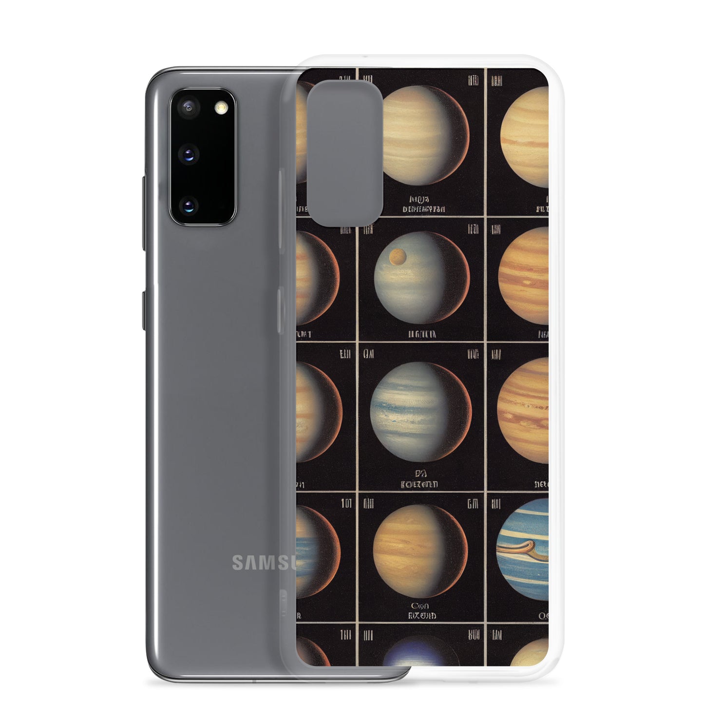 Samsung Case - Map of the Planets