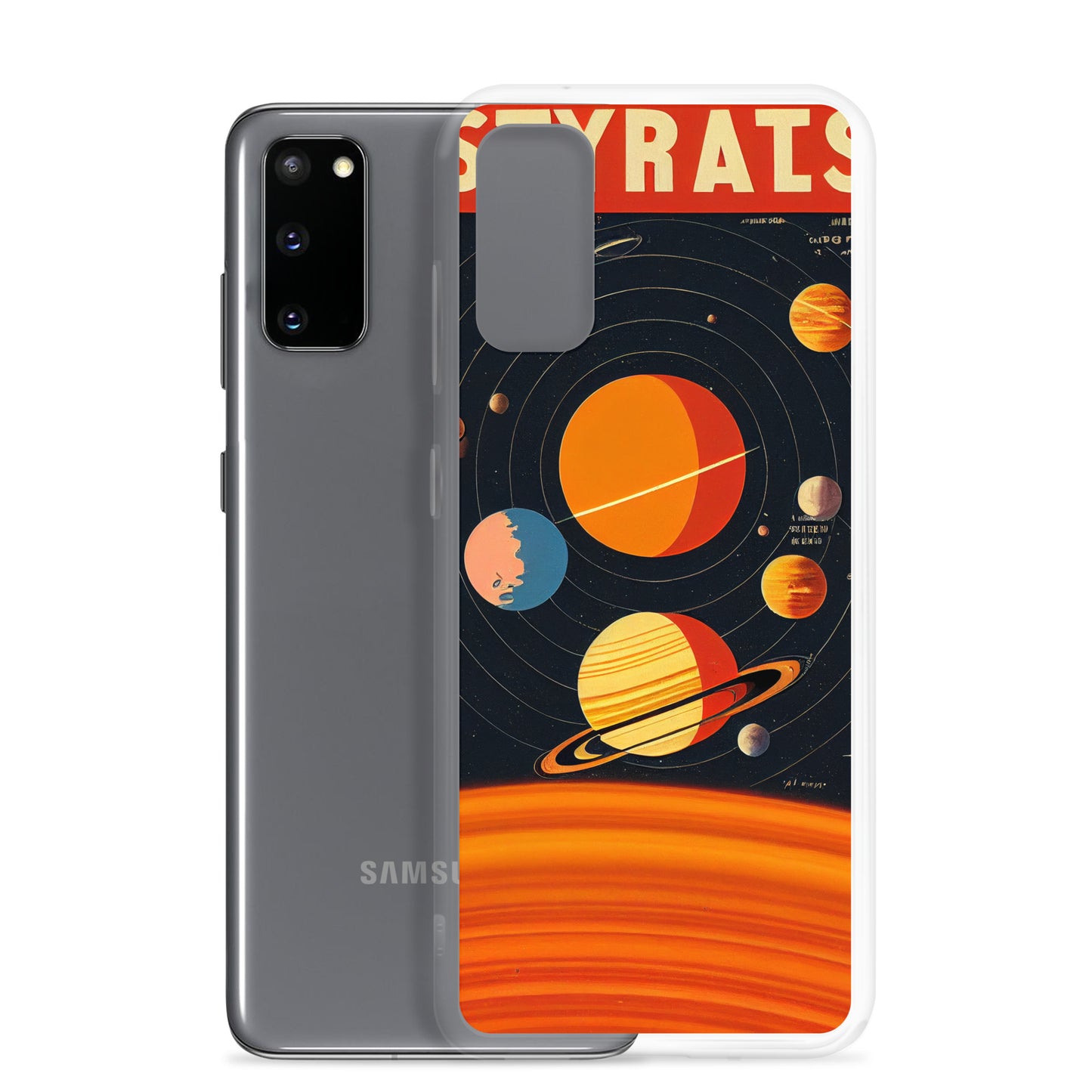 Samsung Case - Map of the Planets