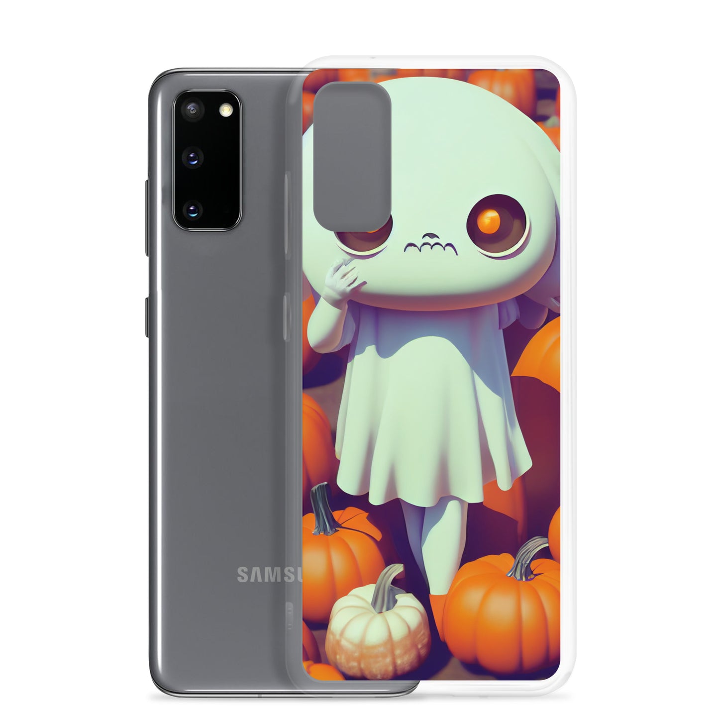 Samsung Case - Halloween Ghost Girl in Pumpkin Patch