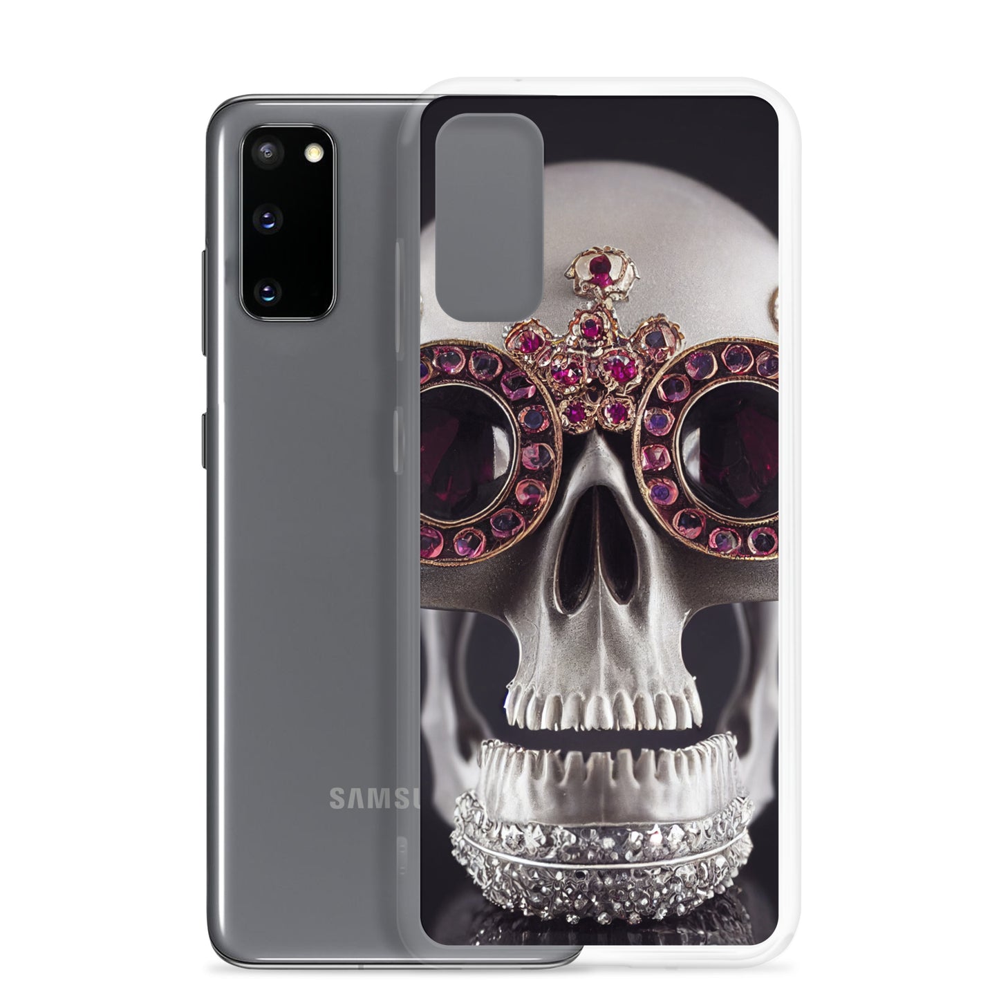 Samsung Case - Ornate Ruby Eyed Skull