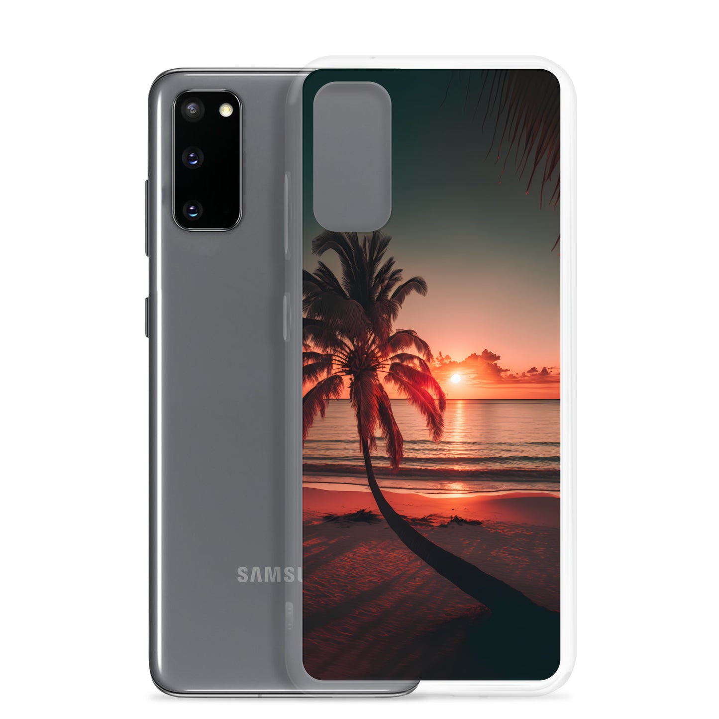 Samsung Case - Beach Life - Palm Shadows at Sunset