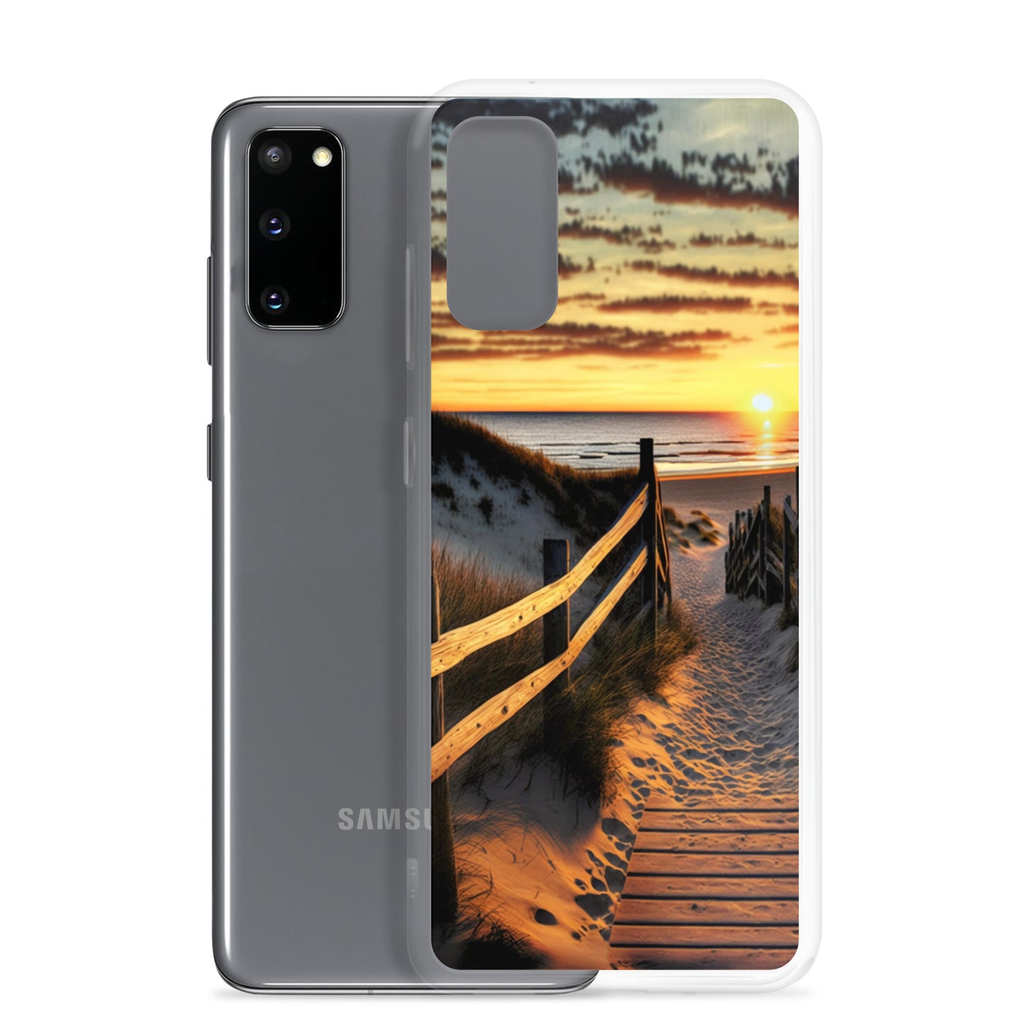 Samsung Case - Beach Life - Sunset Boardwalk