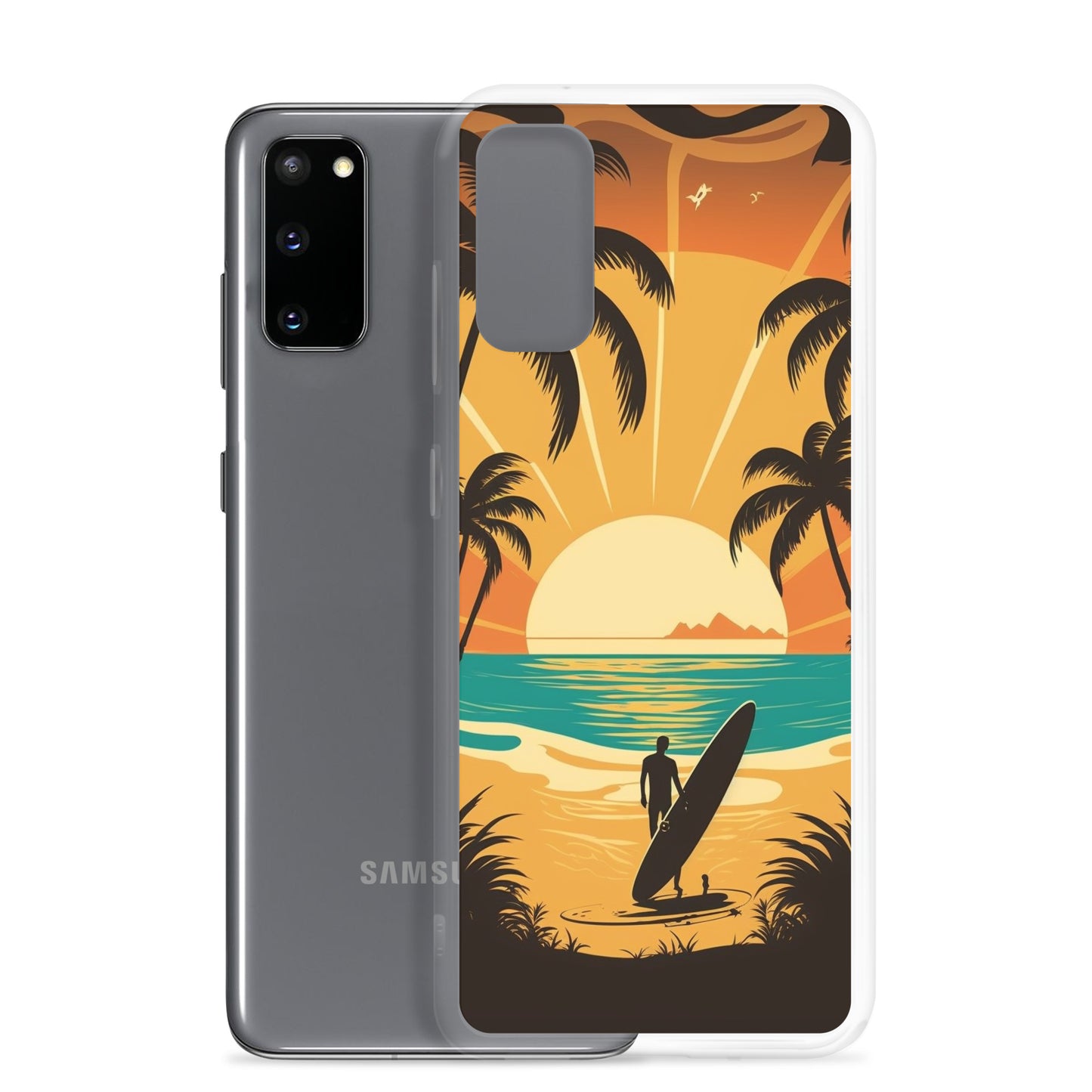 Samsung Case - Sunset Surfer