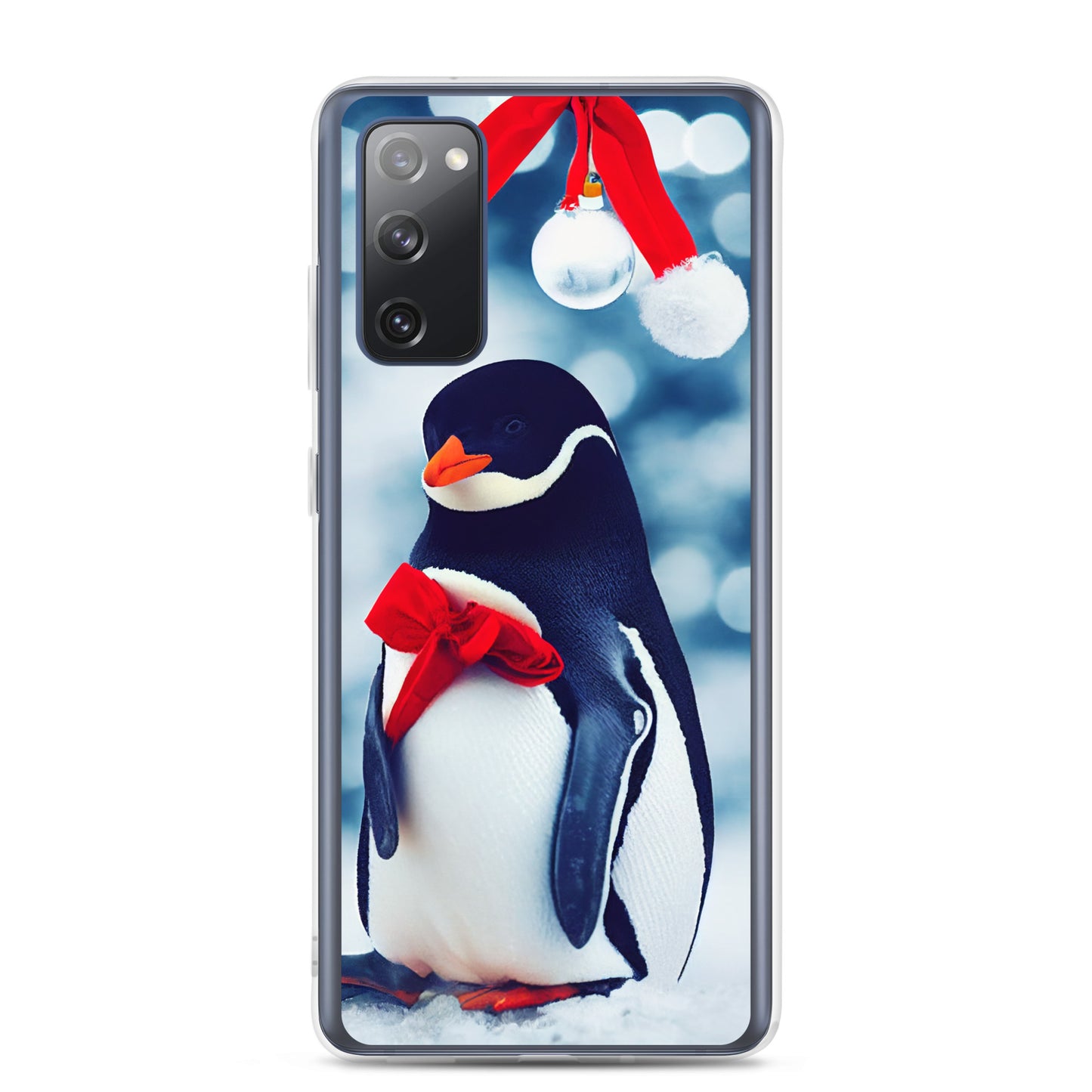 Samsung Case - Christmas Bow Penguin