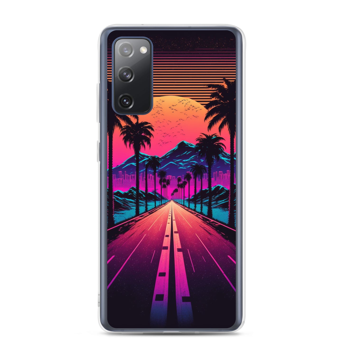 Samsung Case - Synthwave Big Sunset