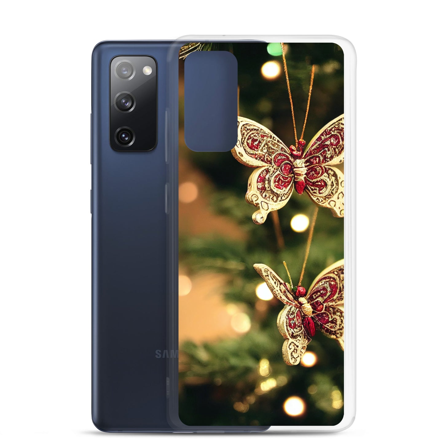 Samsung Case - Christmas Butterfly Ornaments