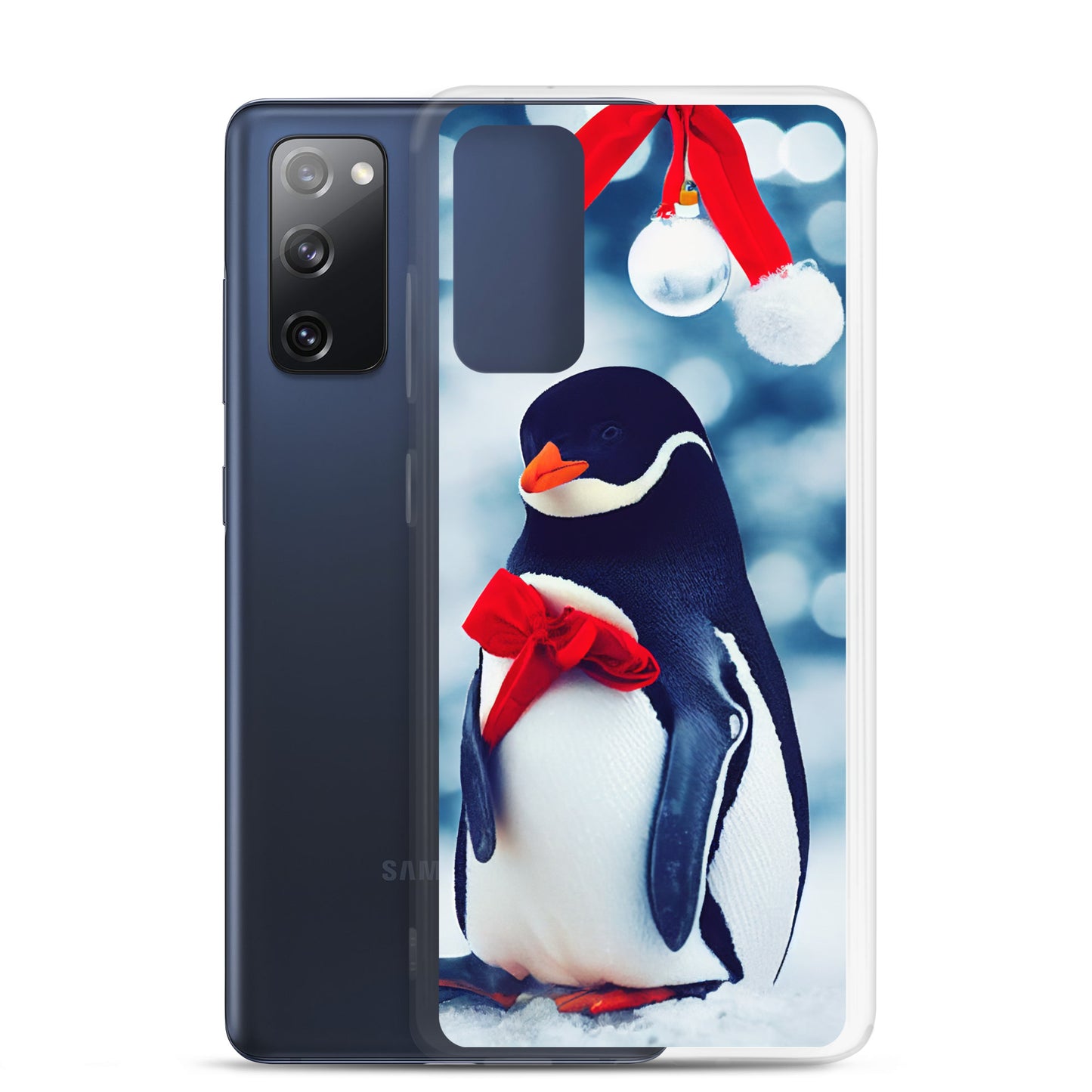 Samsung Case - Christmas Bow Penguin