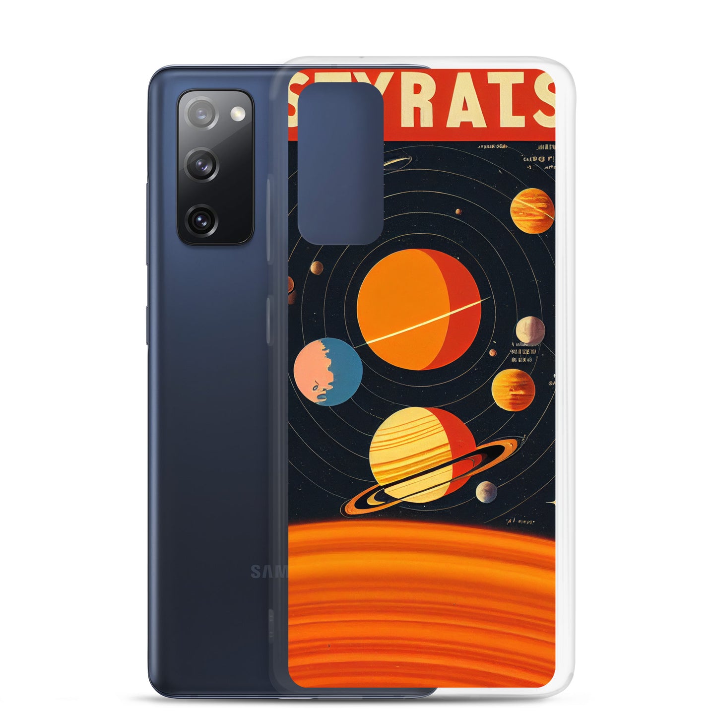 Samsung Case - Map of the Planets