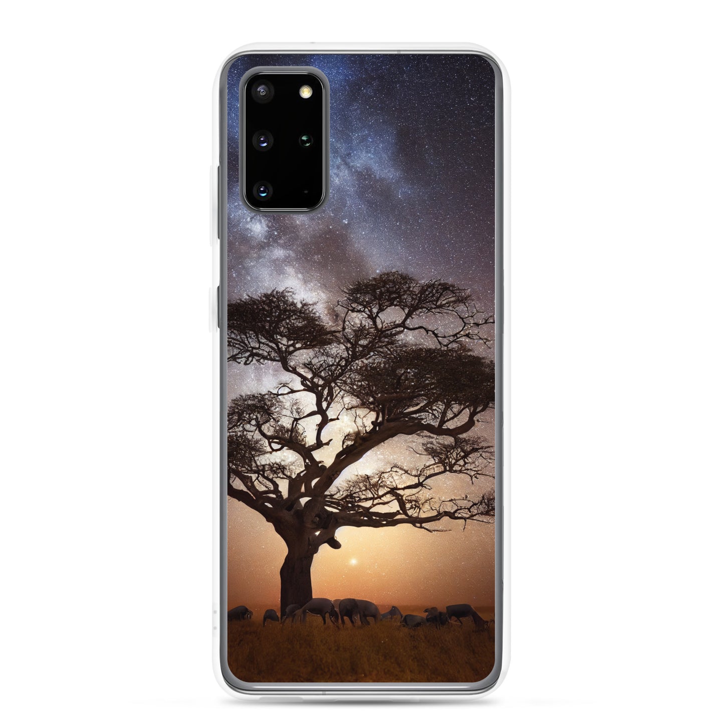 Samsung Case - African Vista - Acacia Tree Under the Milky Way