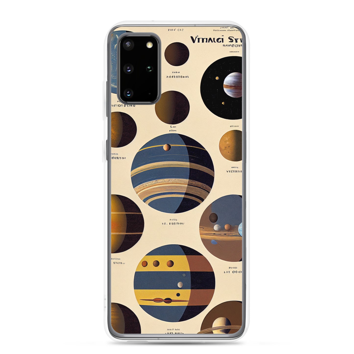 Samsung Case - Map of the Planets