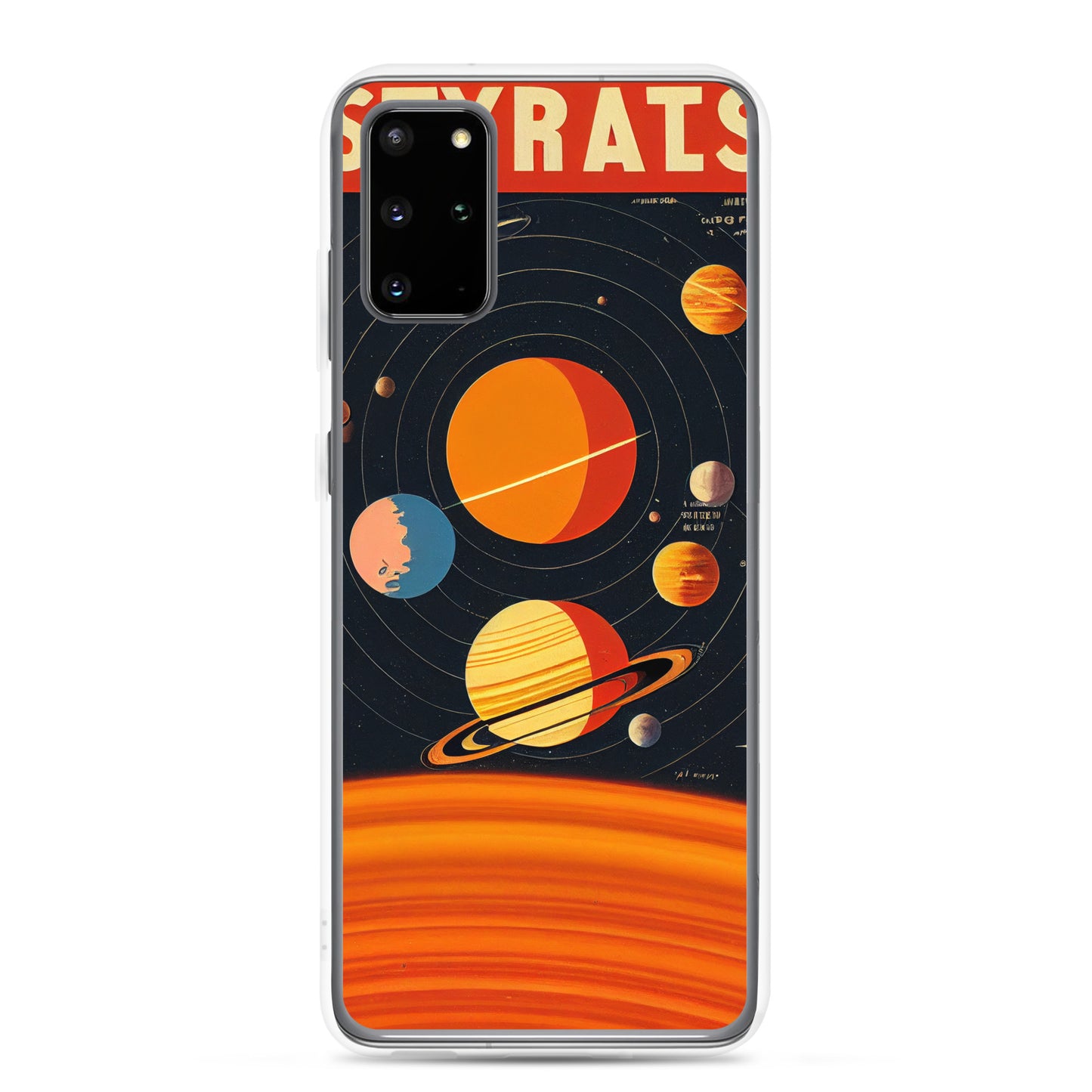 Samsung Case - Map of the Planets