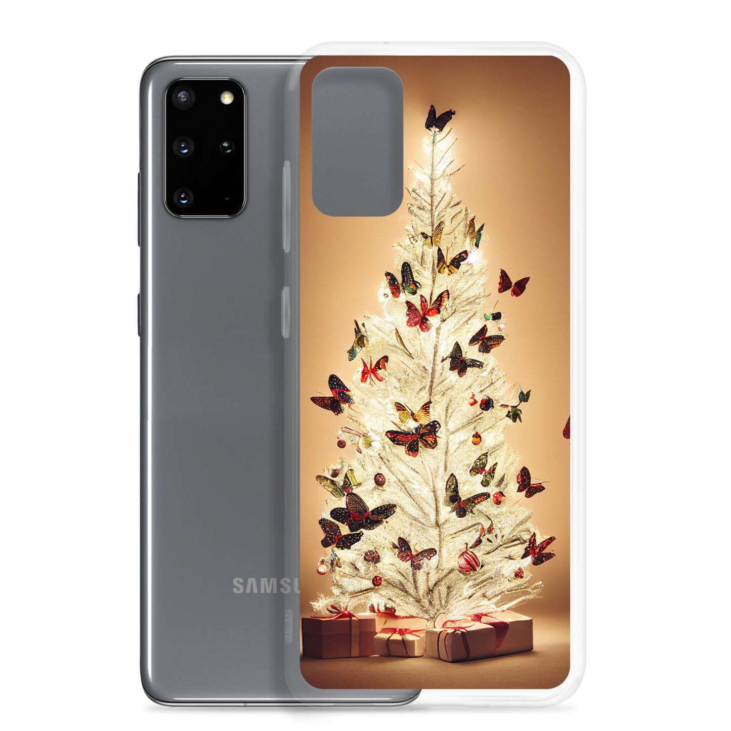 Samsung Case - Butterfly Christmas Tree