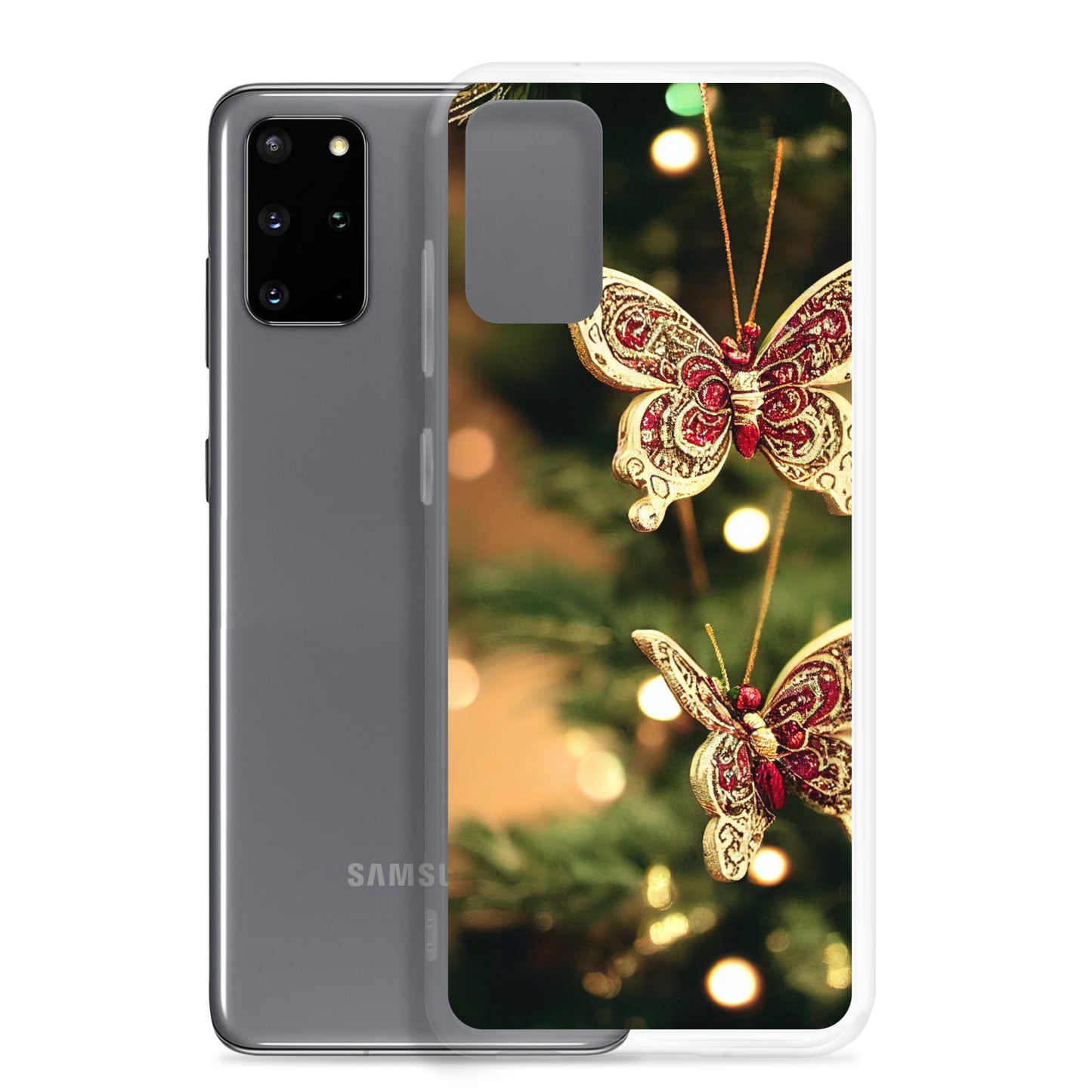 Samsung Case - Christmas Butterfly Ornaments