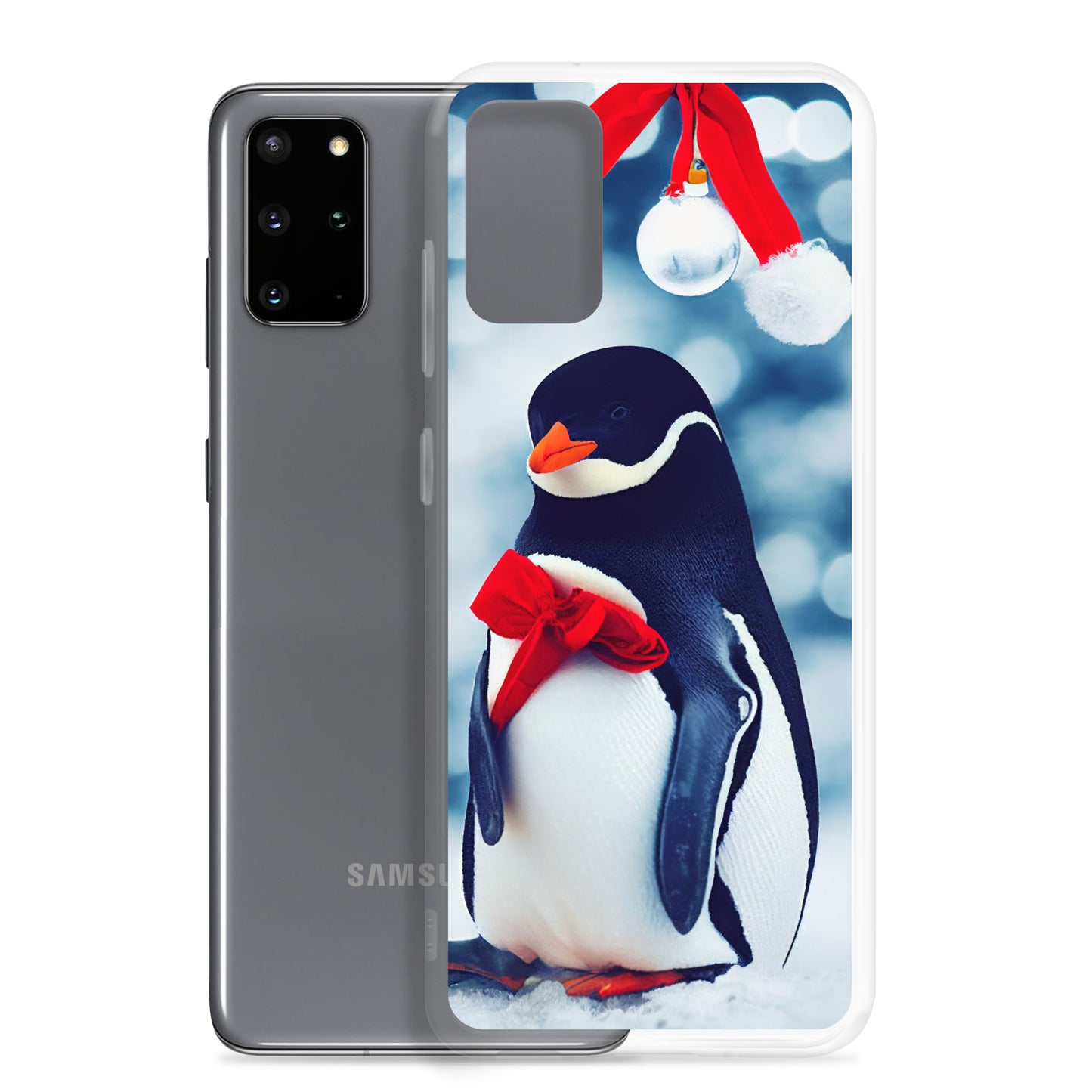 Samsung Case - Christmas Bow Penguin