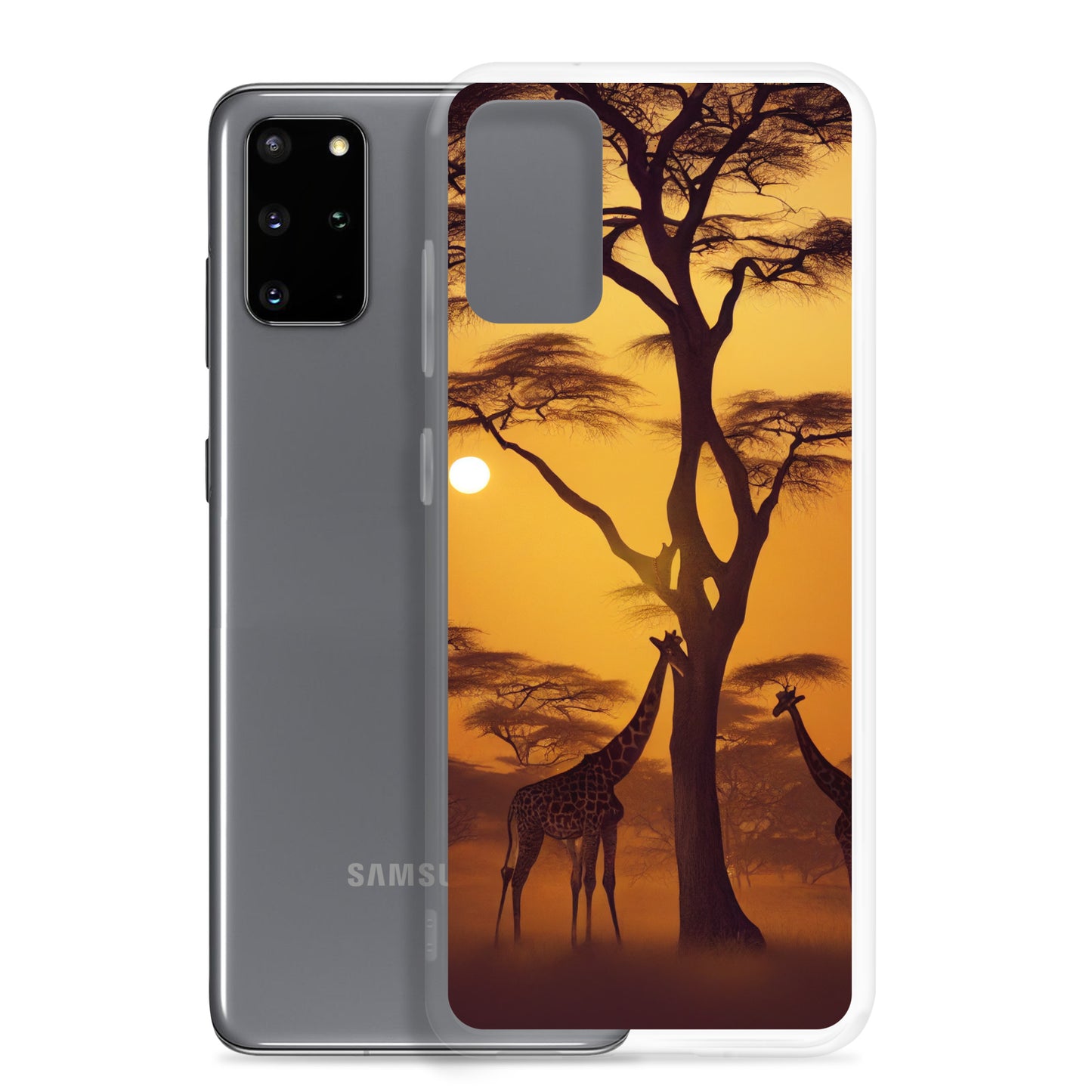 Samsung Case - African Vista - Giraffes Under the Acacia Tree