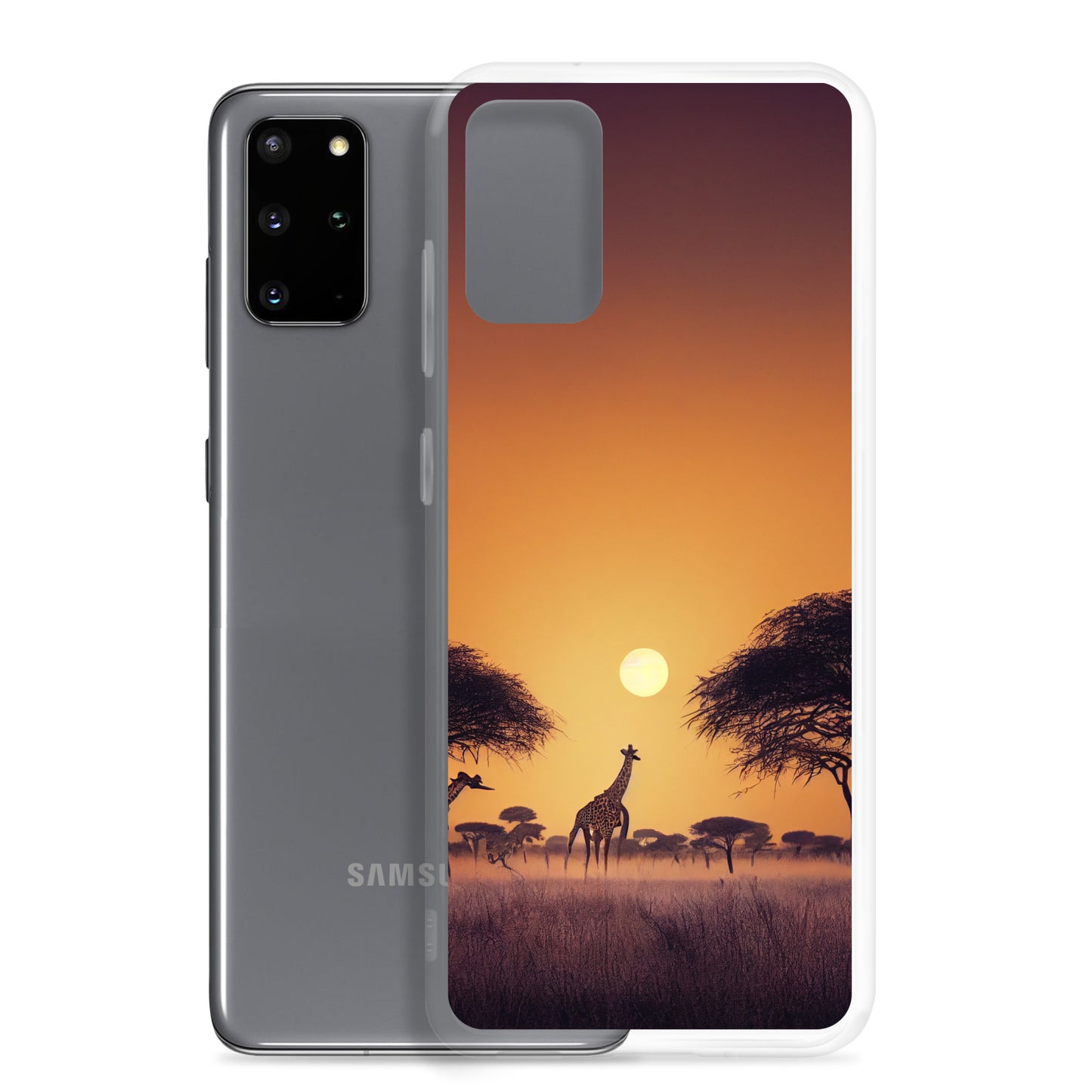 Samsung Case - African Vista - Giraffes Under Acacia Tree