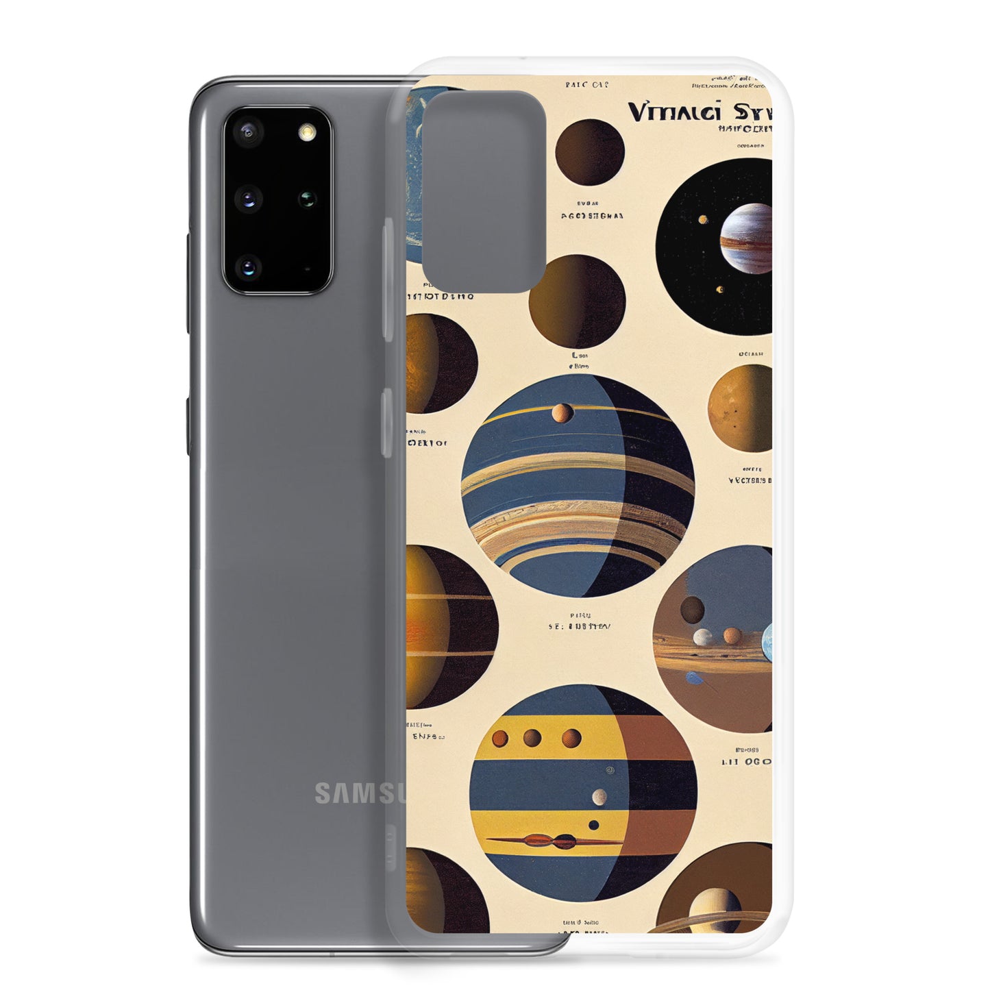 Samsung Case - Map of the Planets