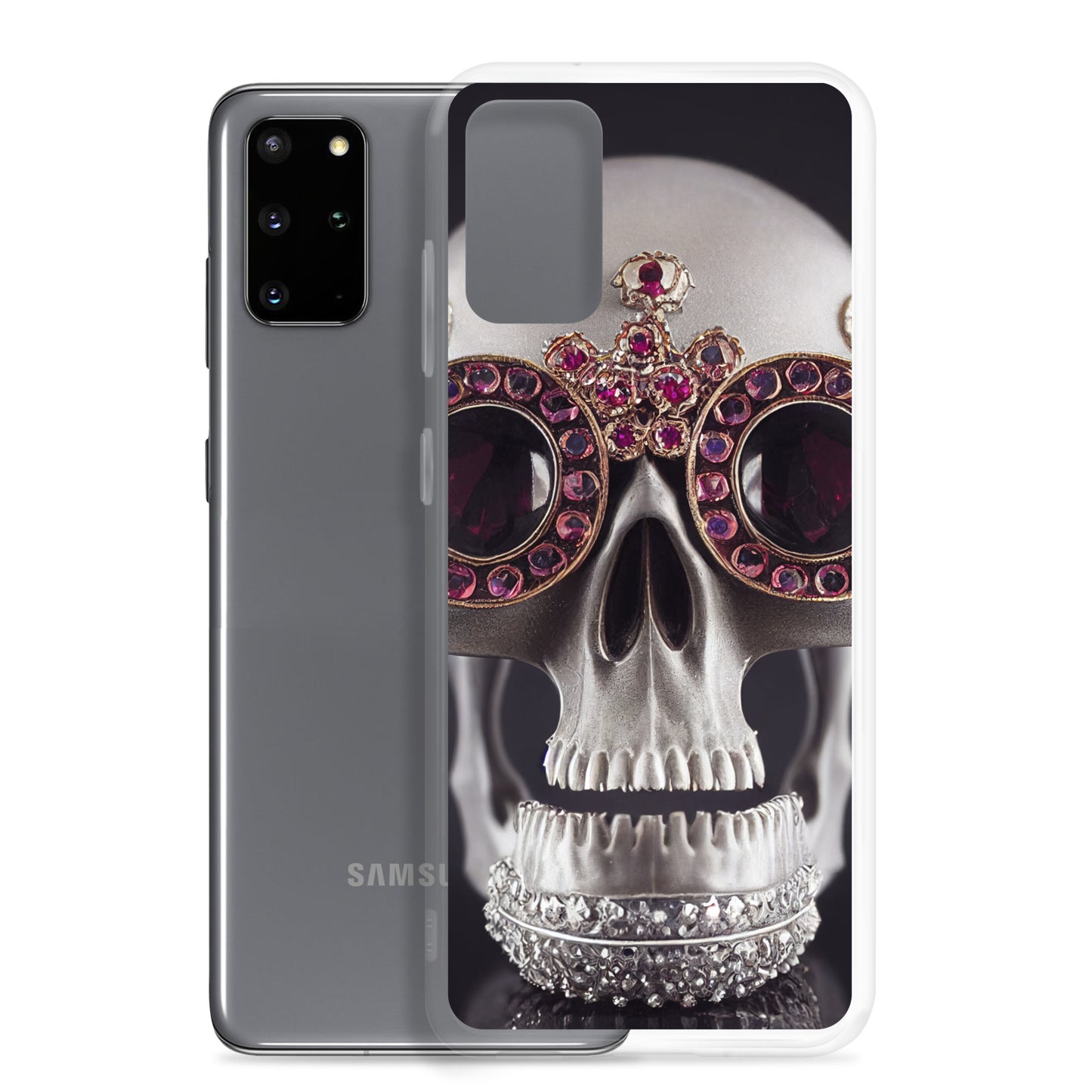 Samsung Case - Ornate Ruby Eyed Skull