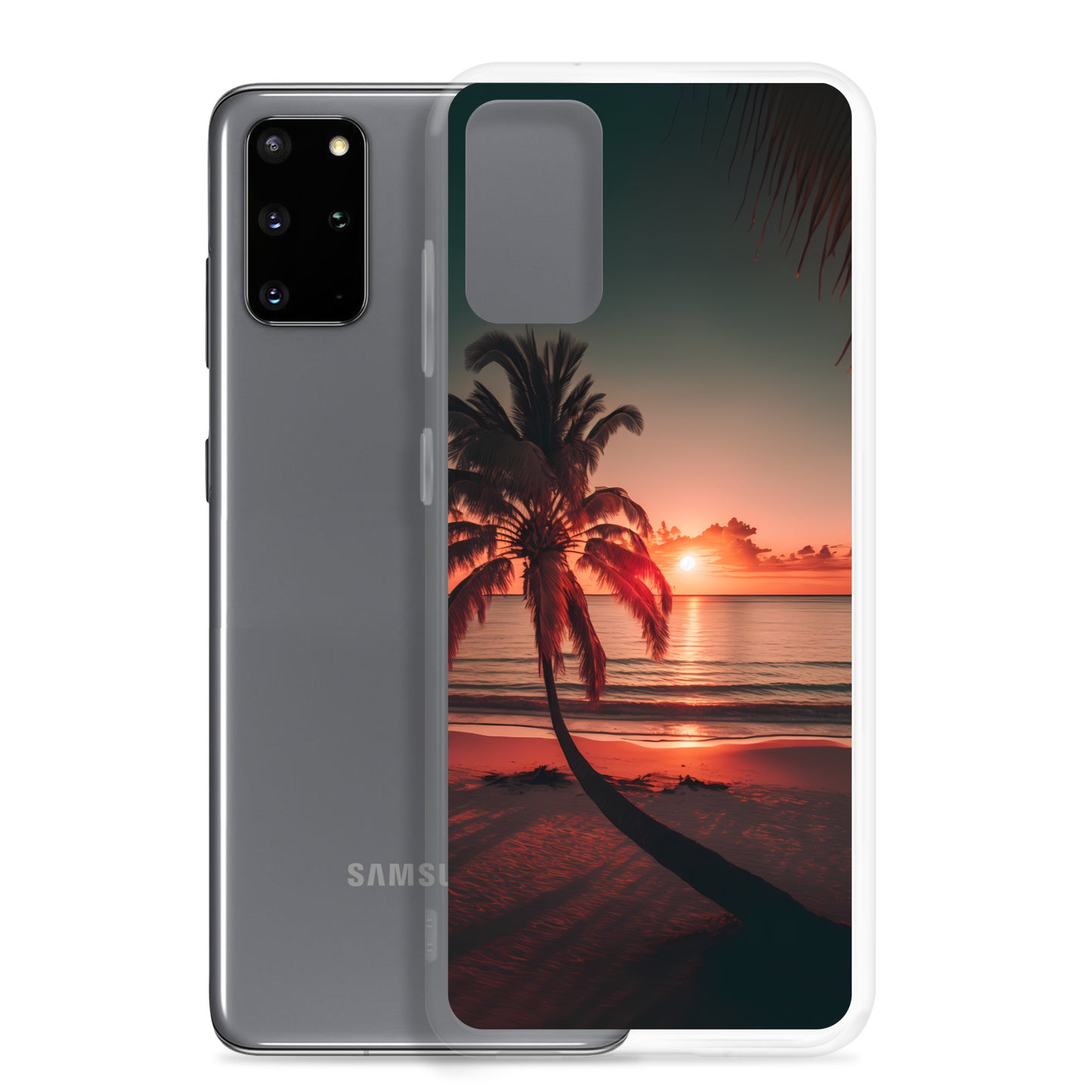 Samsung Case - Beach Life - Palm Shadows at Sunset