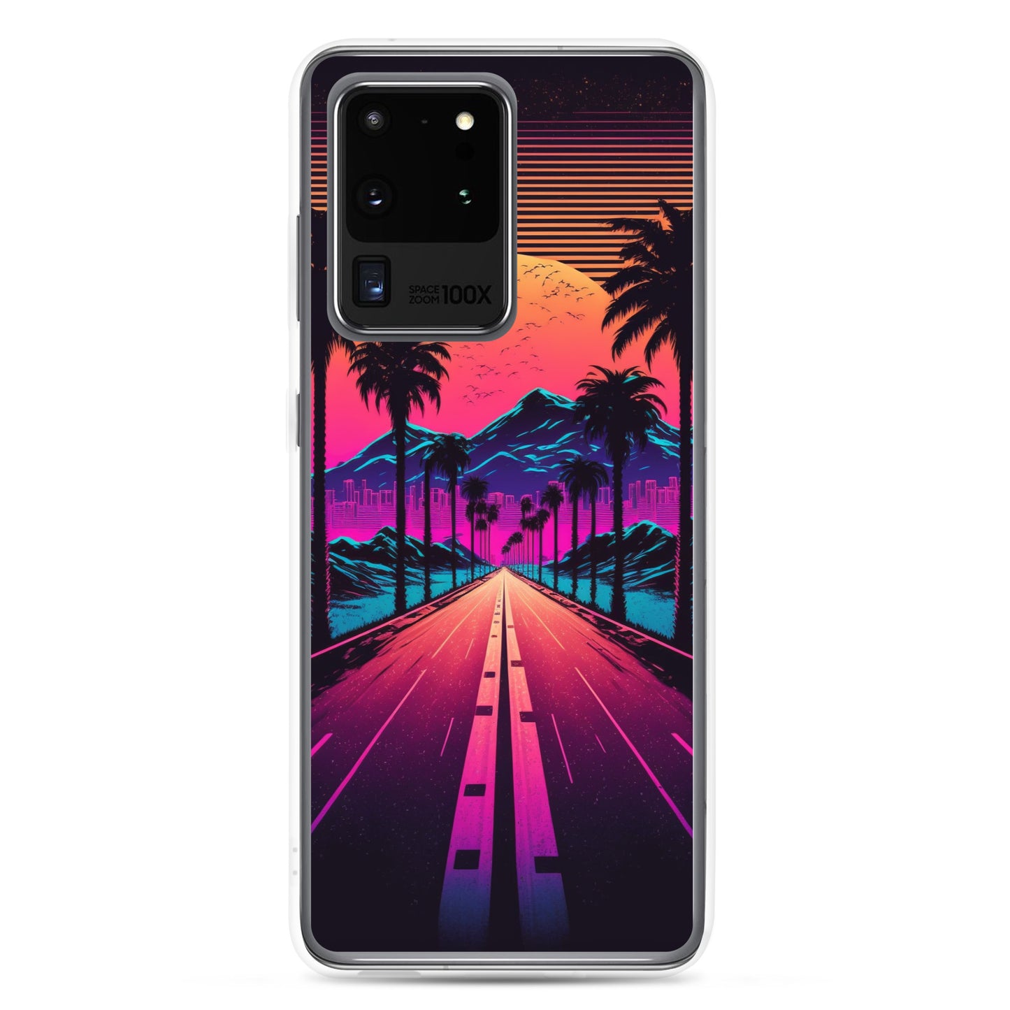 Samsung Case - Synthwave Big Sunset