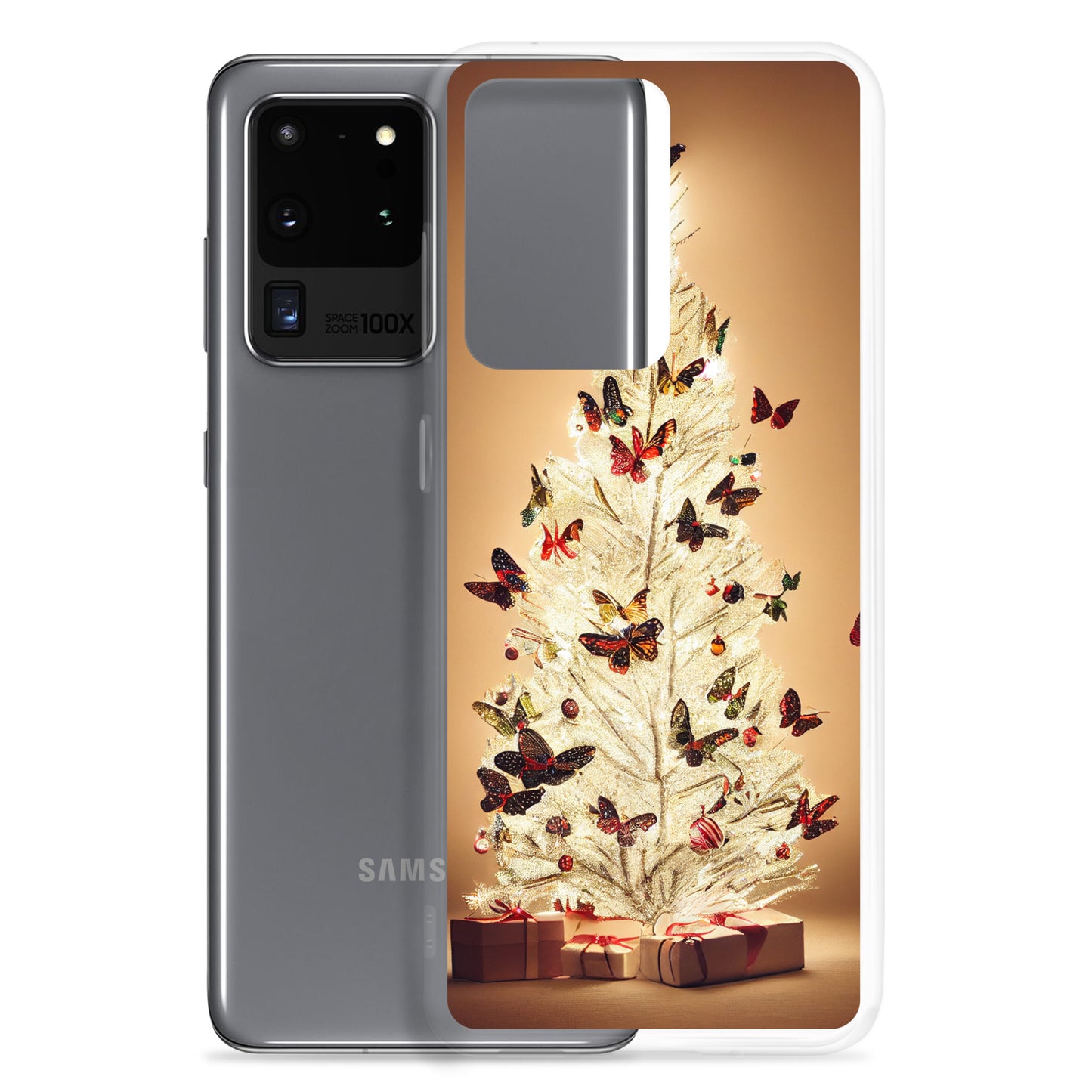 Samsung Case - Butterfly Christmas Tree