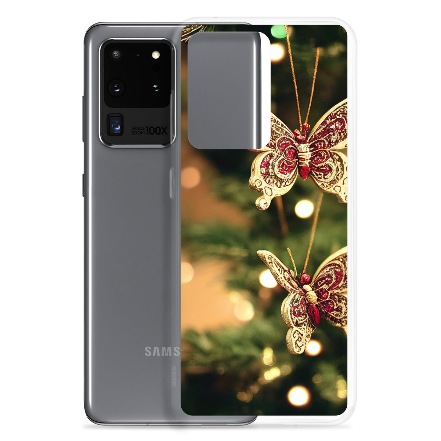 Samsung Case - Christmas Butterfly Ornaments