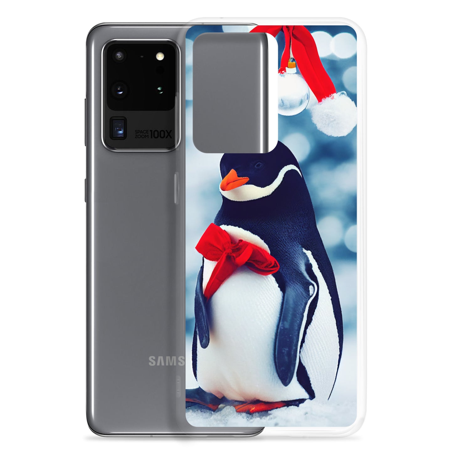 Samsung Case - Christmas Bow Penguin