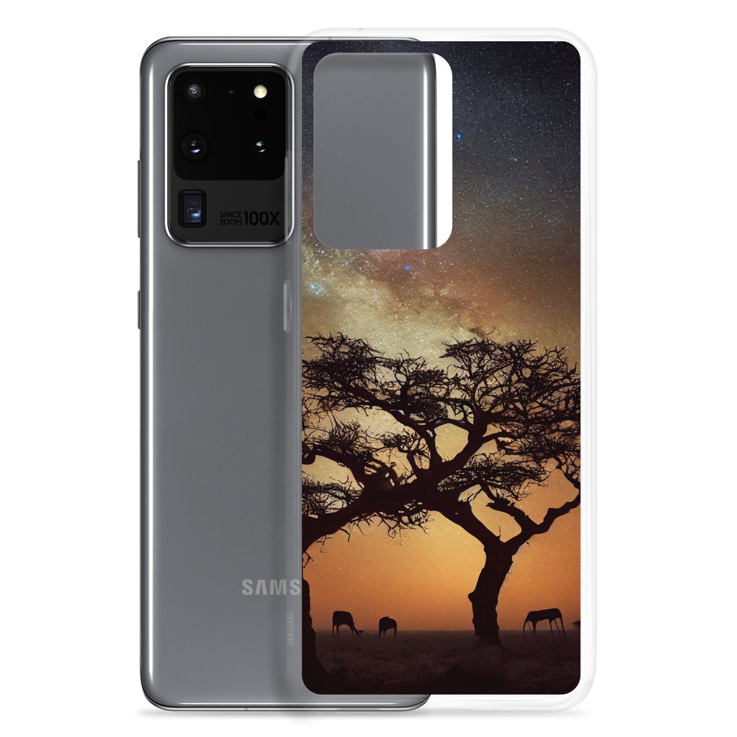 Samsung Case - African Vista - Acacia Tree Under the Milky Way