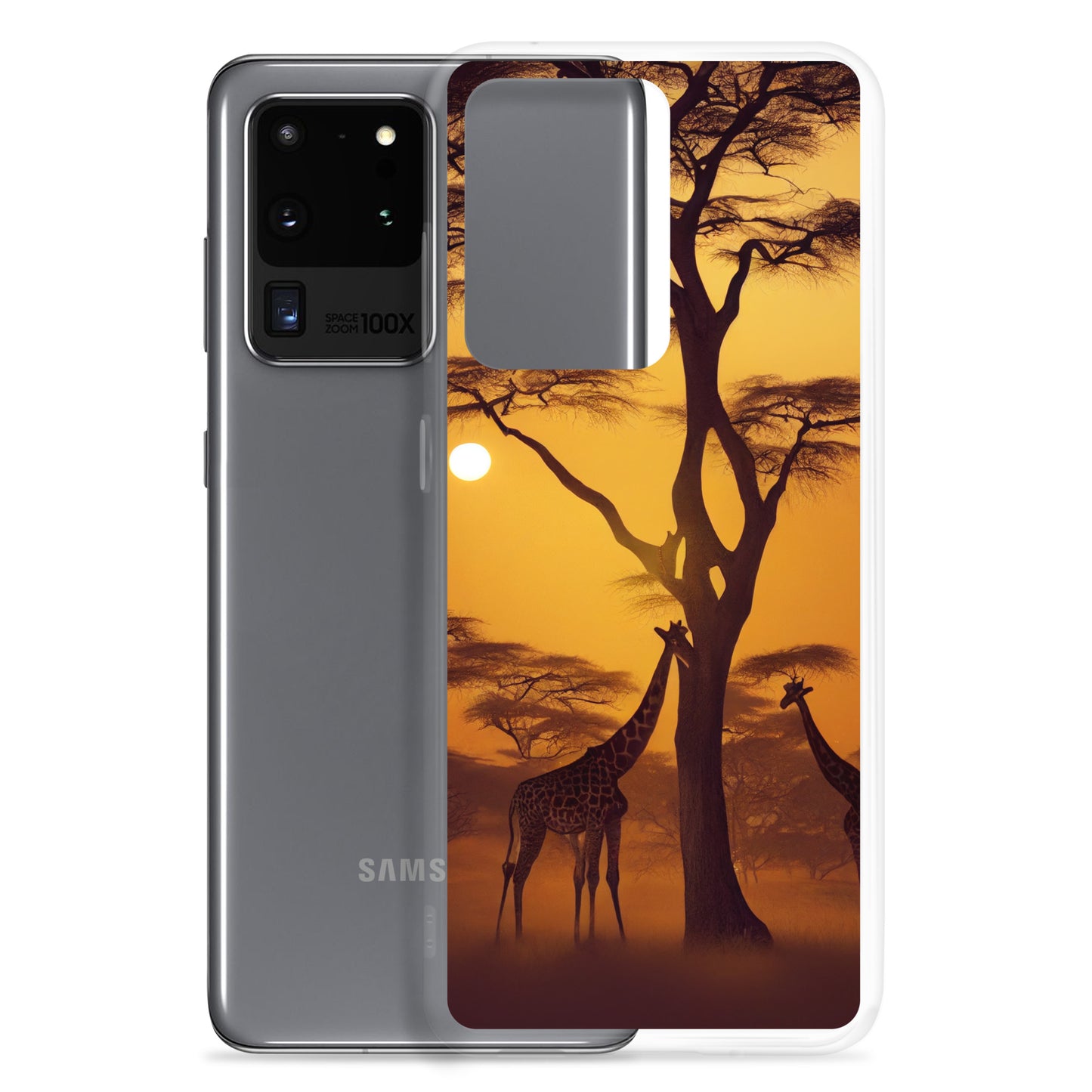 Samsung Case - African Vista - Giraffes Under the Acacia Tree