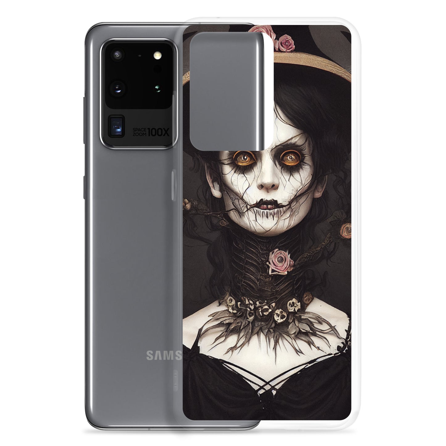 Samsung Case - Halloween Witch in Rose Hat