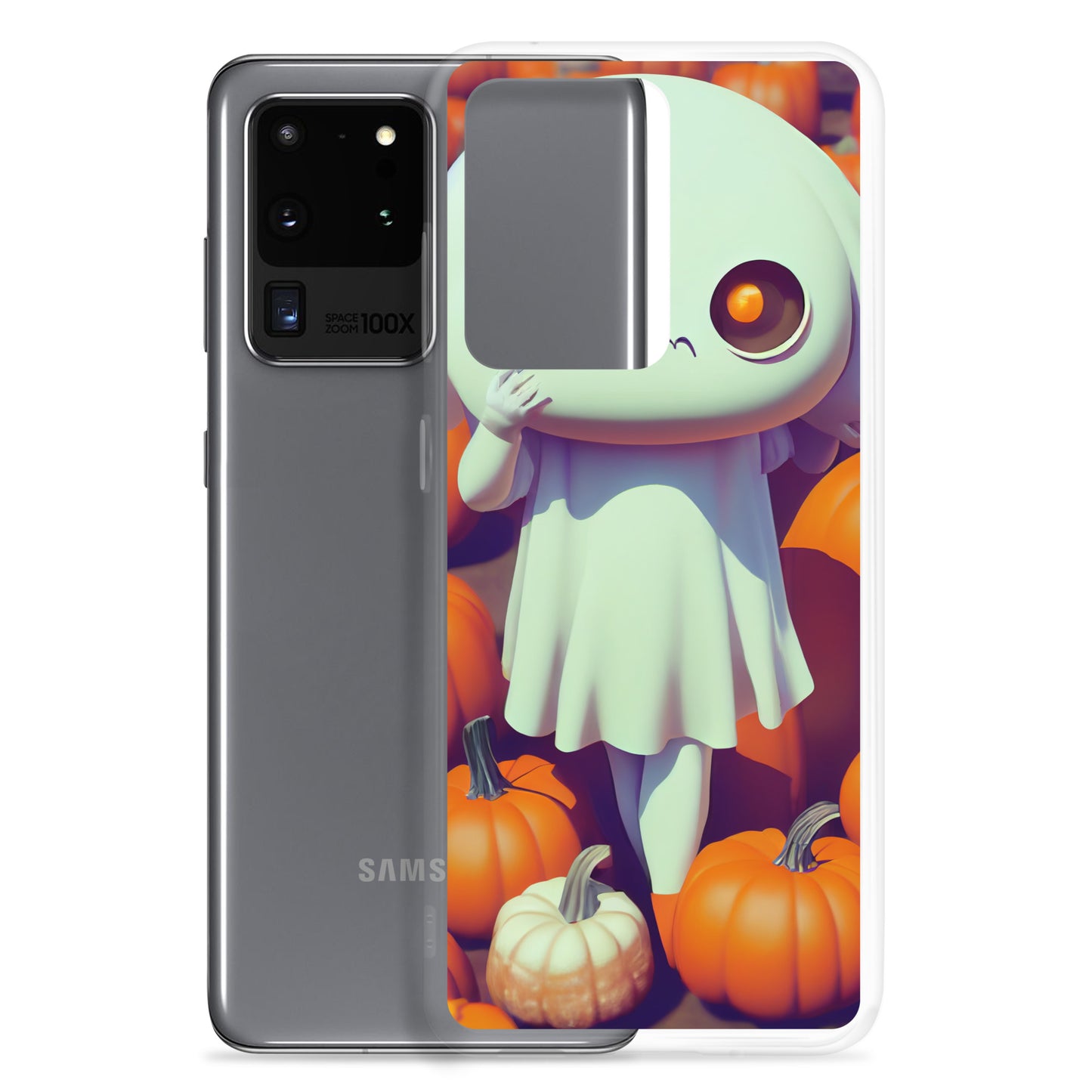 Samsung Case - Halloween Ghost Girl in Pumpkin Patch