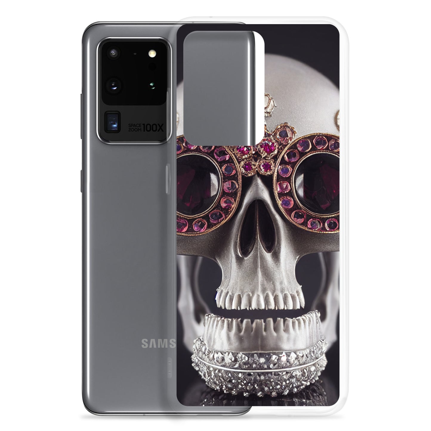 Samsung Case - Ornate Ruby Eyed Skull