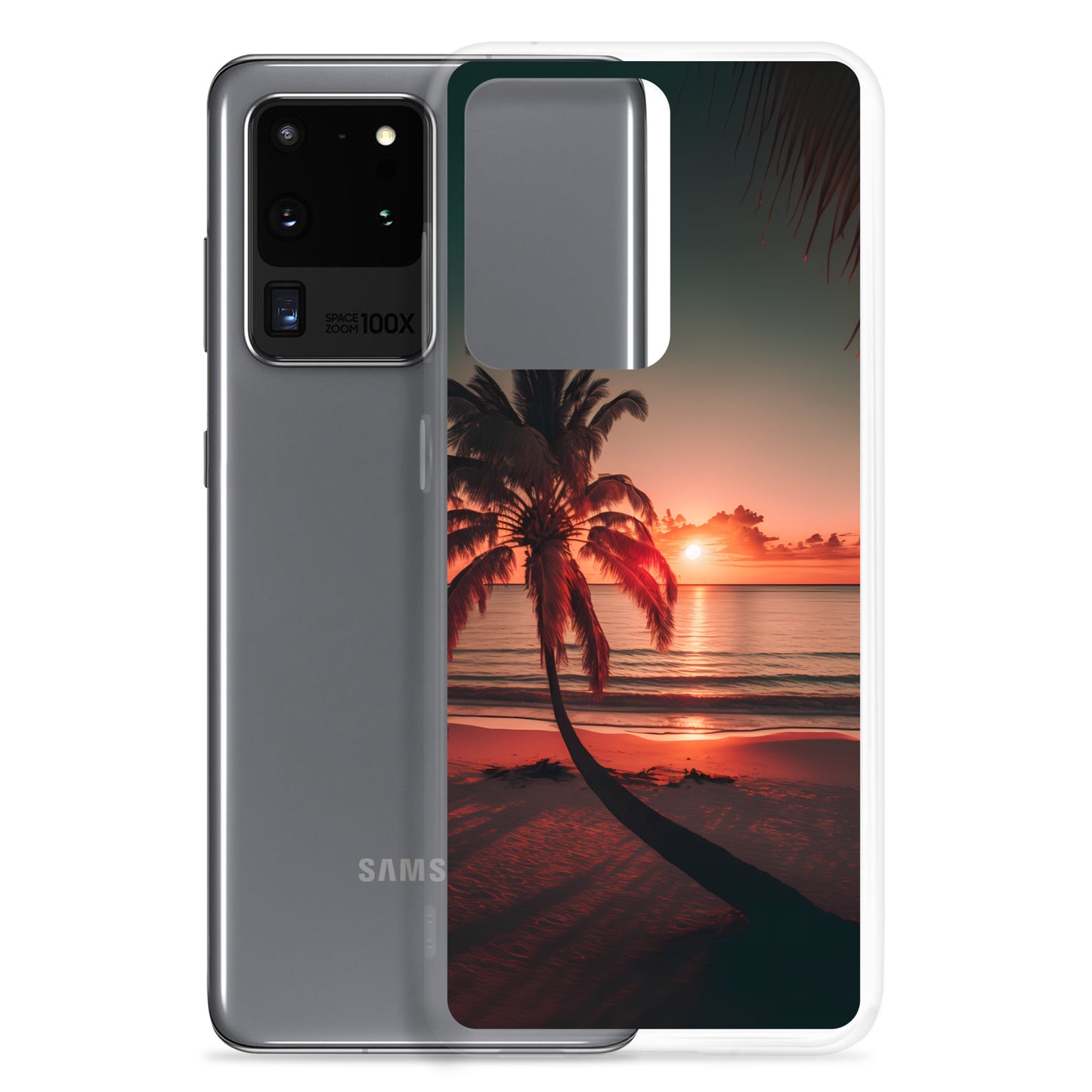 Samsung Case - Beach Life - Palm Shadows at Sunset