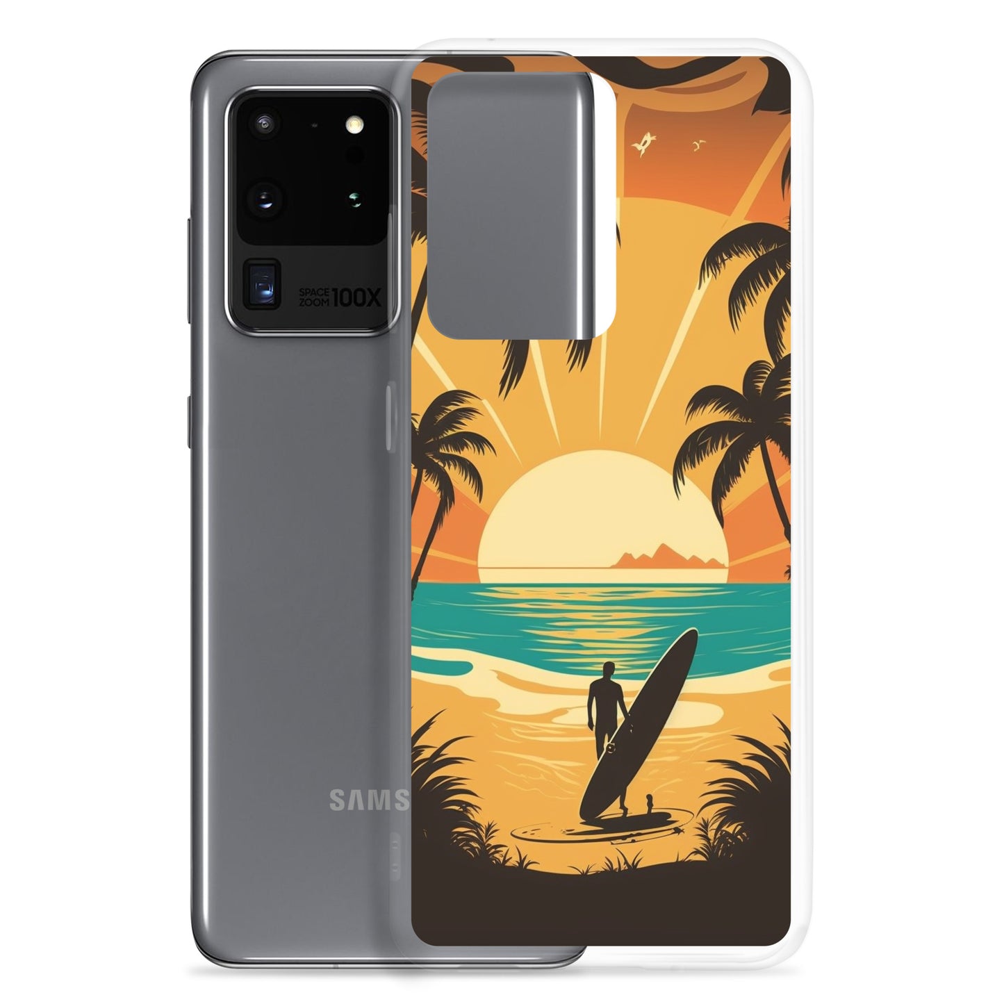 Samsung Case - Sunset Surfer