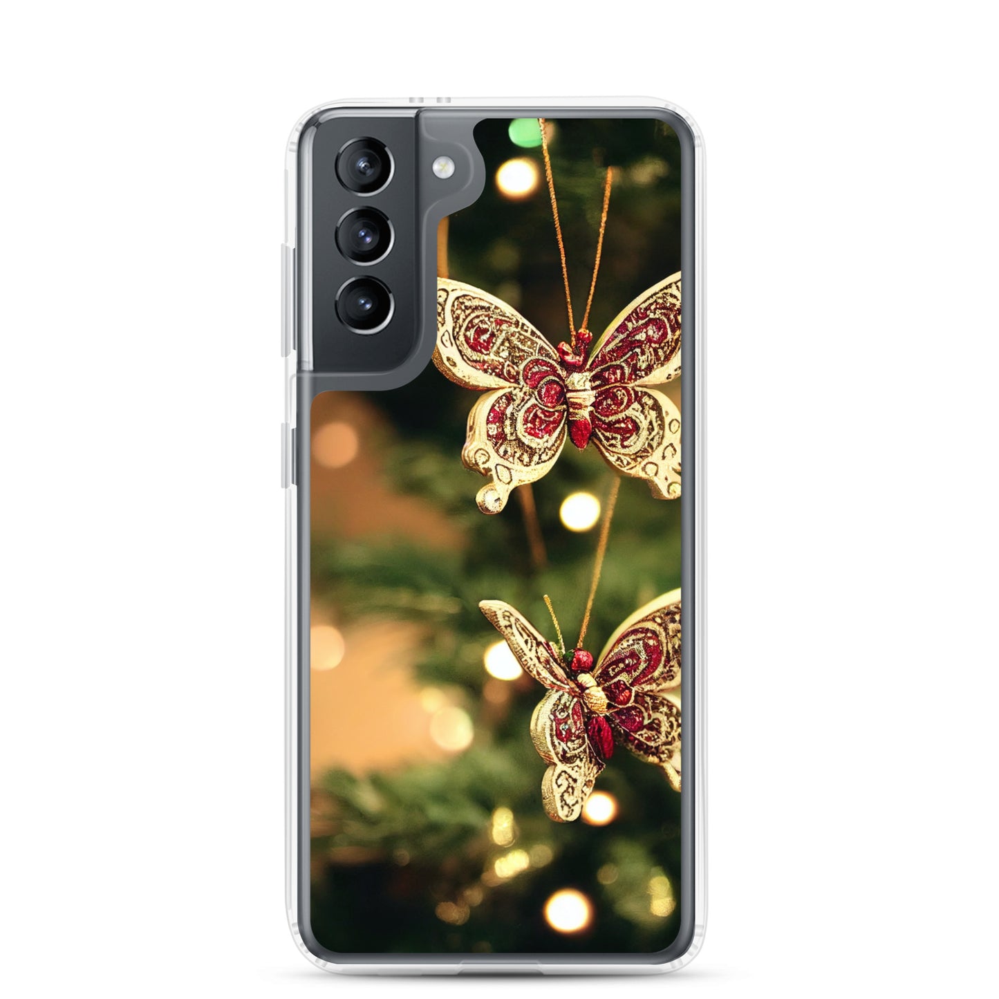 Samsung Case - Christmas Butterfly Ornaments